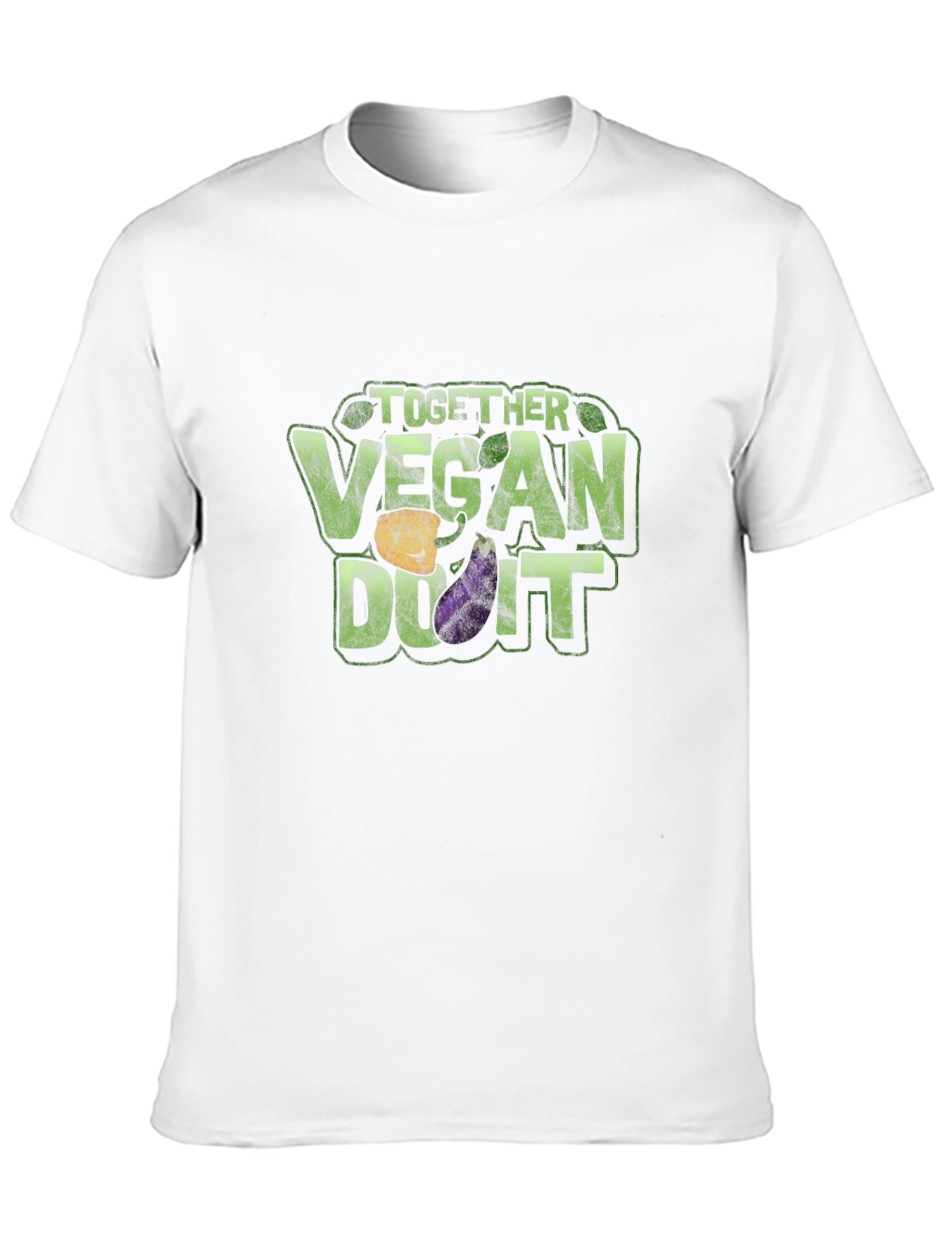 Black Vegan Do It T-Shirt - Black, Graphic Tee view 10