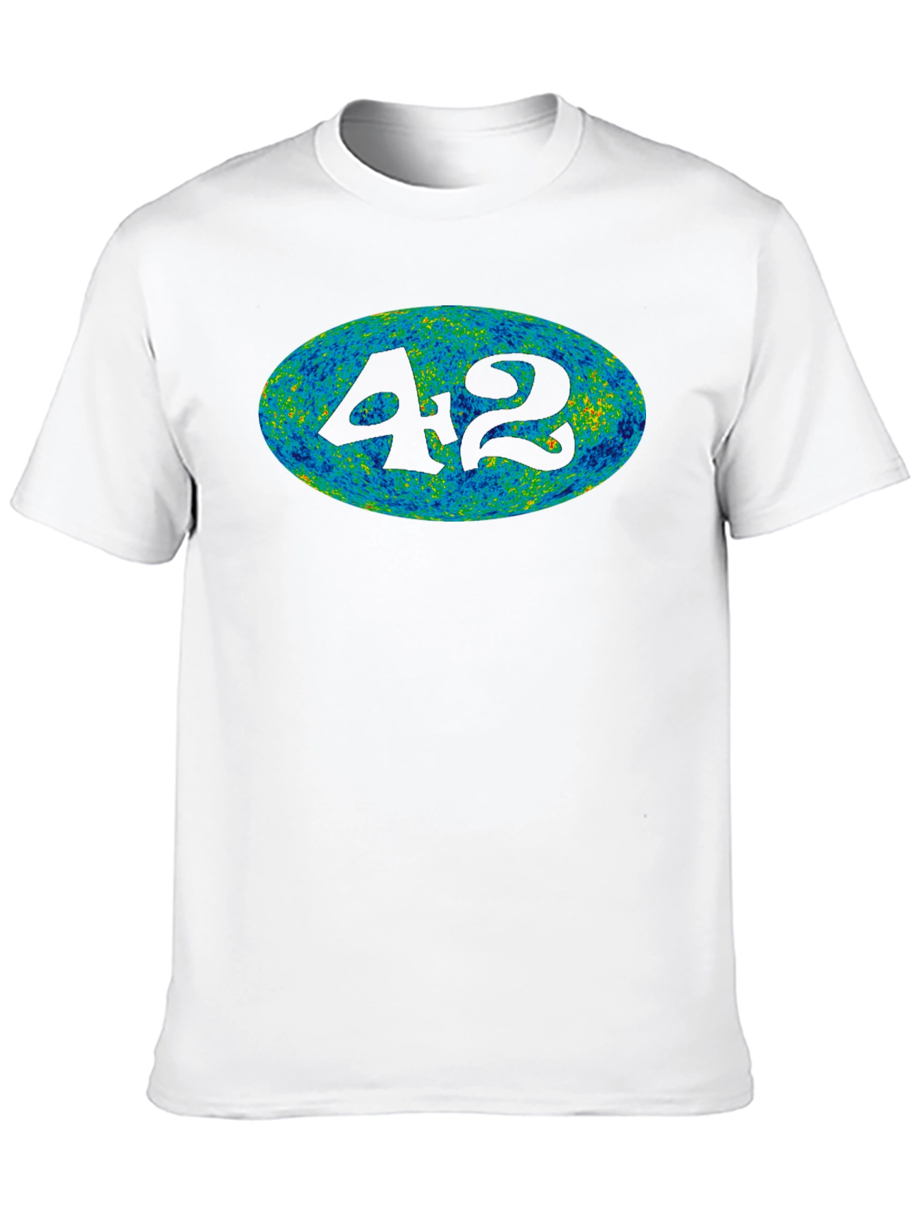 Black Cosmic 42 T-Shirt - Deep Thought Answer Tee view 10