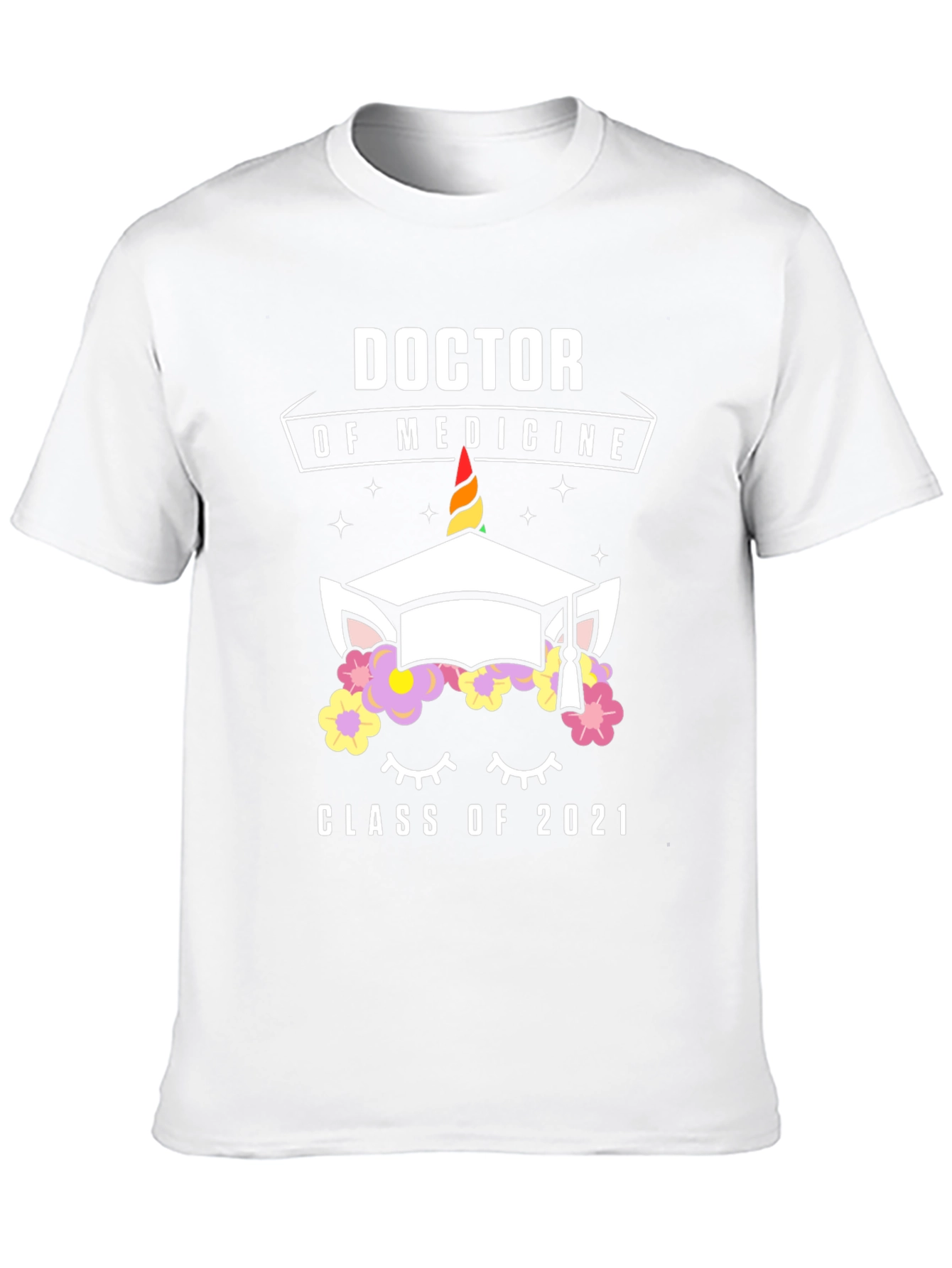 Black Doctor of Medicine Class of 2021 Graduation T-Shirt view 10