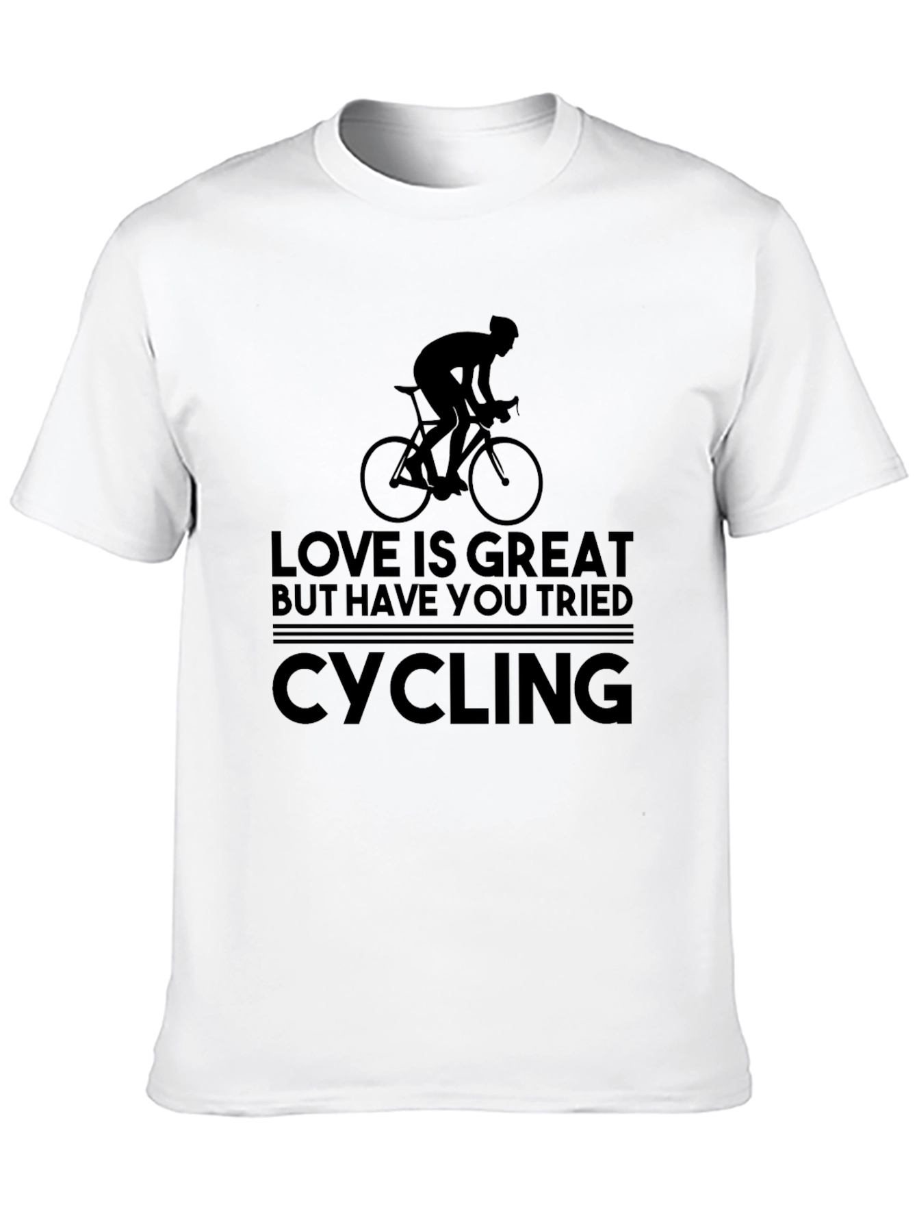Black Love is Great, But Have You Tried Cycling T-Shirt view 10