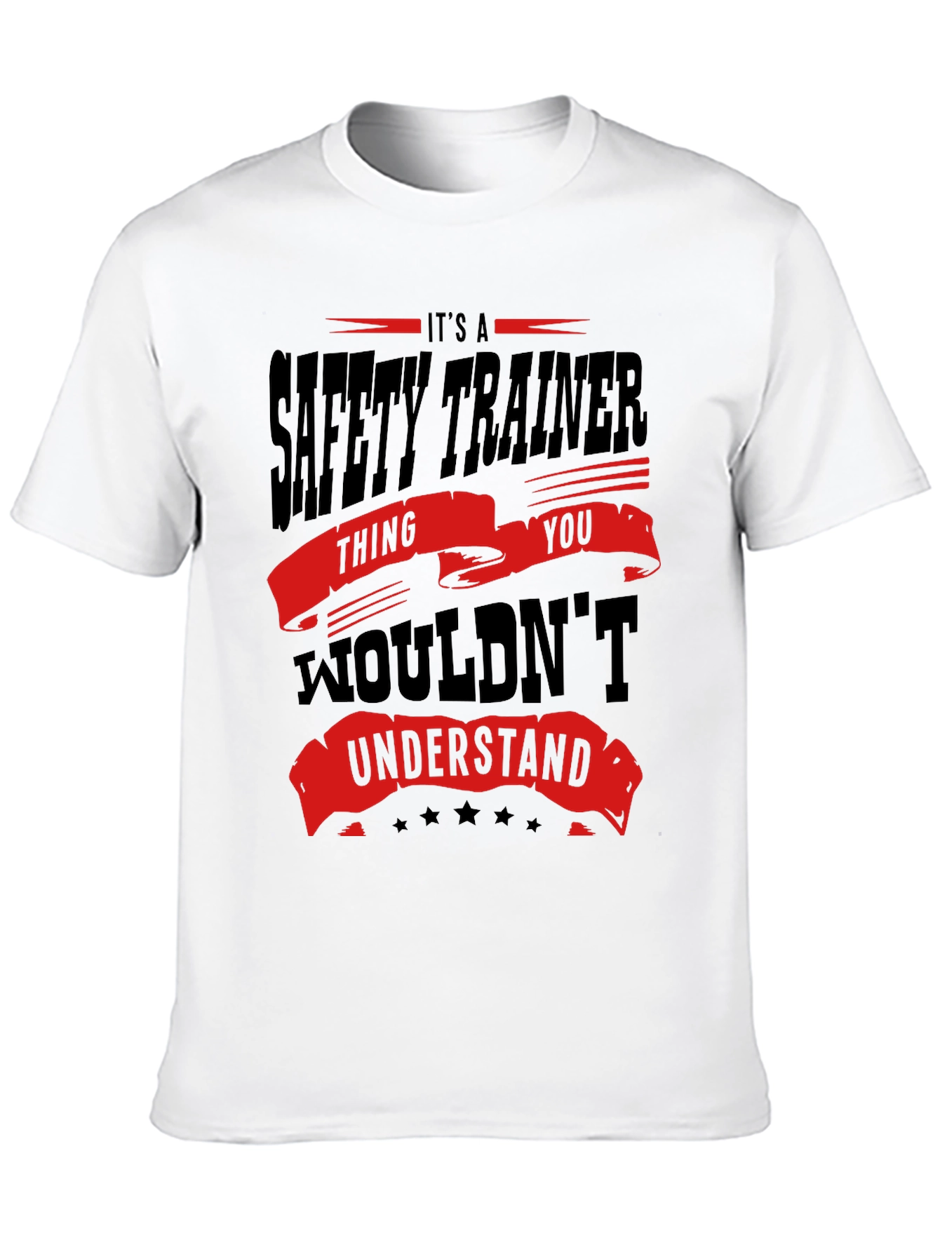 Black Safety Trainer T-Shirt - You Wouldn't Understand view 10