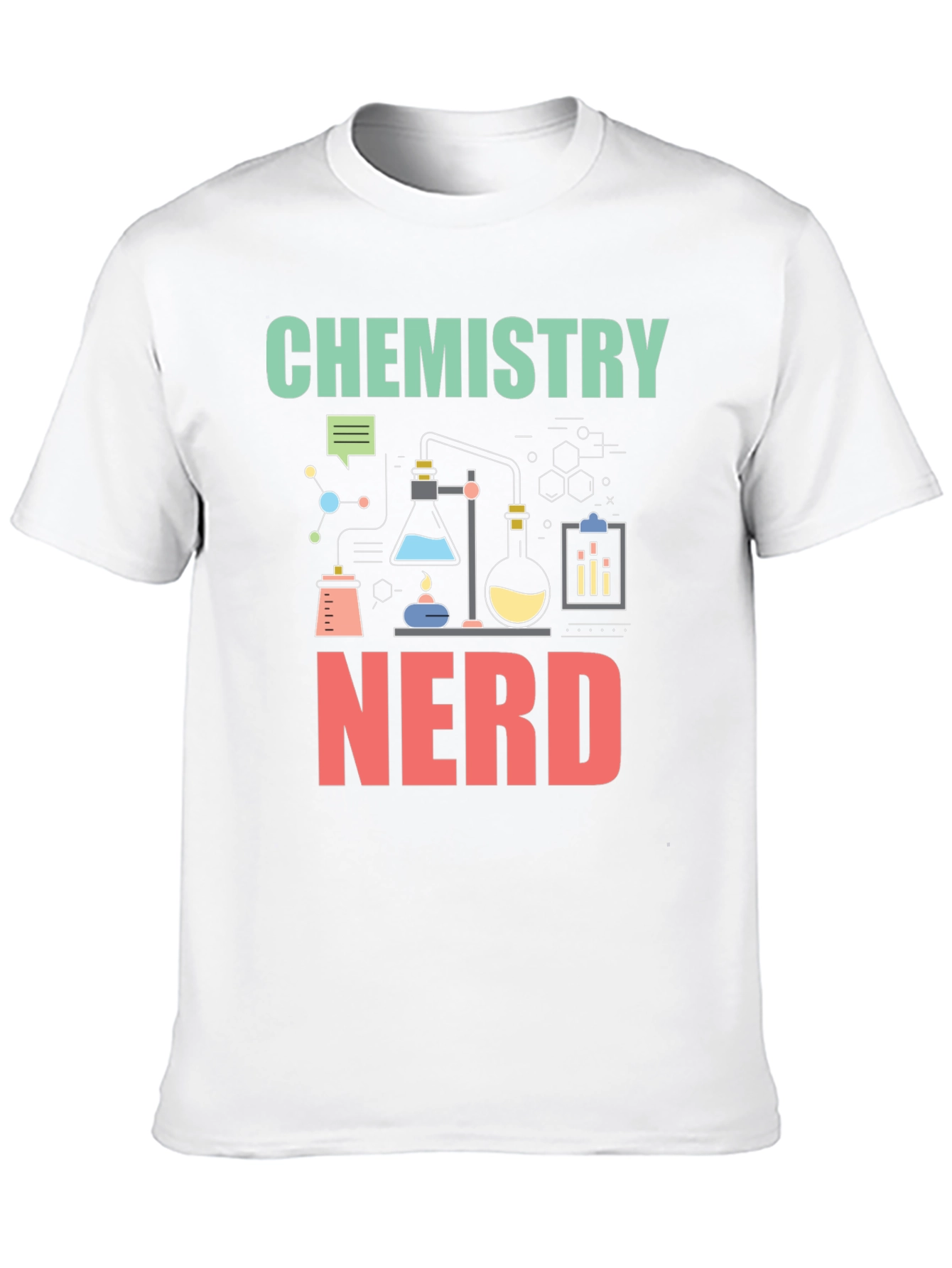 Black Chemistry Nerd Graphic Tee view 10