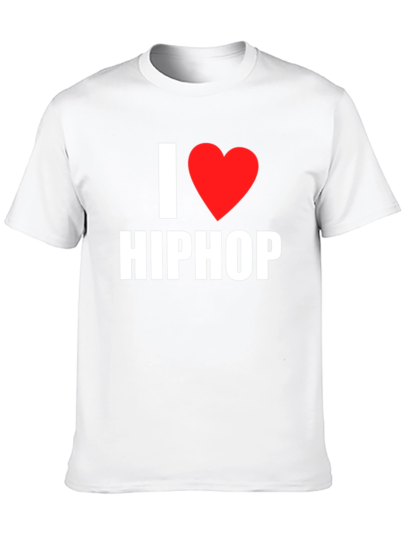 Black I Heart Hip Hop Graphic Black T-Shirt view 10