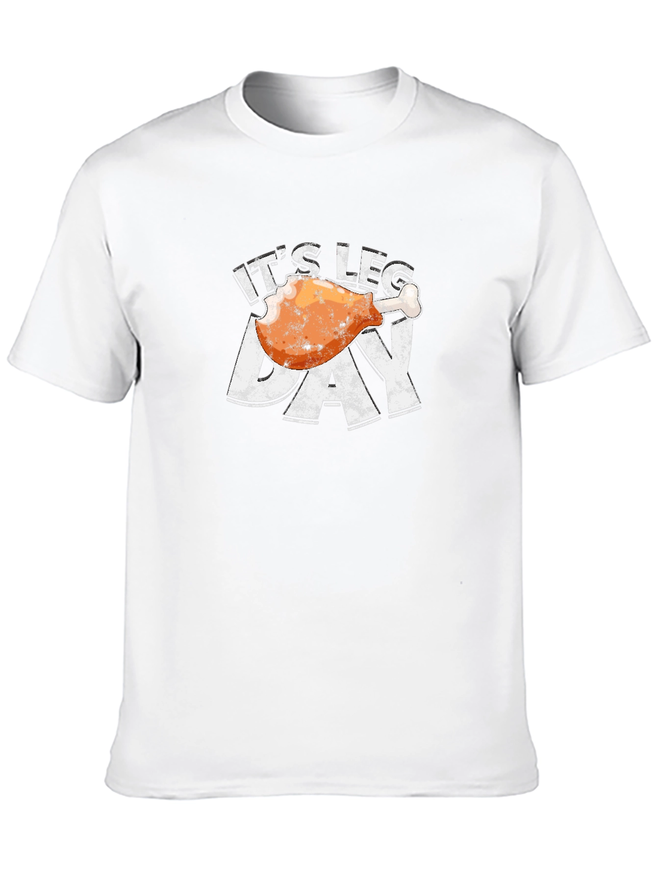 Black It's Leg Day T-Shirt - Funny Gym Workout Tee view 10