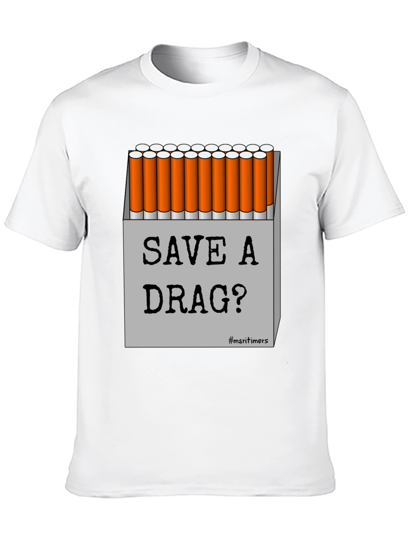 Black Save A Drag Graphic T-Shirt - Novelty Humor Tee view 10