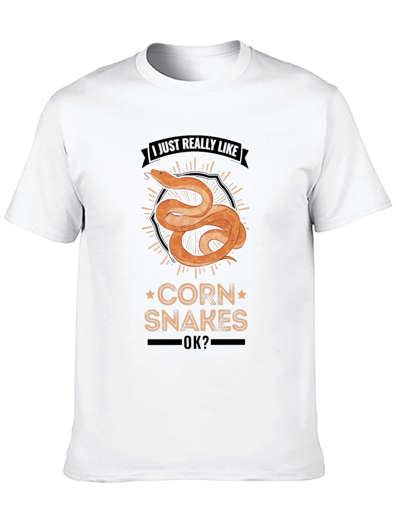 Black Corn Snakes T-Shirt: I Just Really Like Corn Snakes Ok? view 10