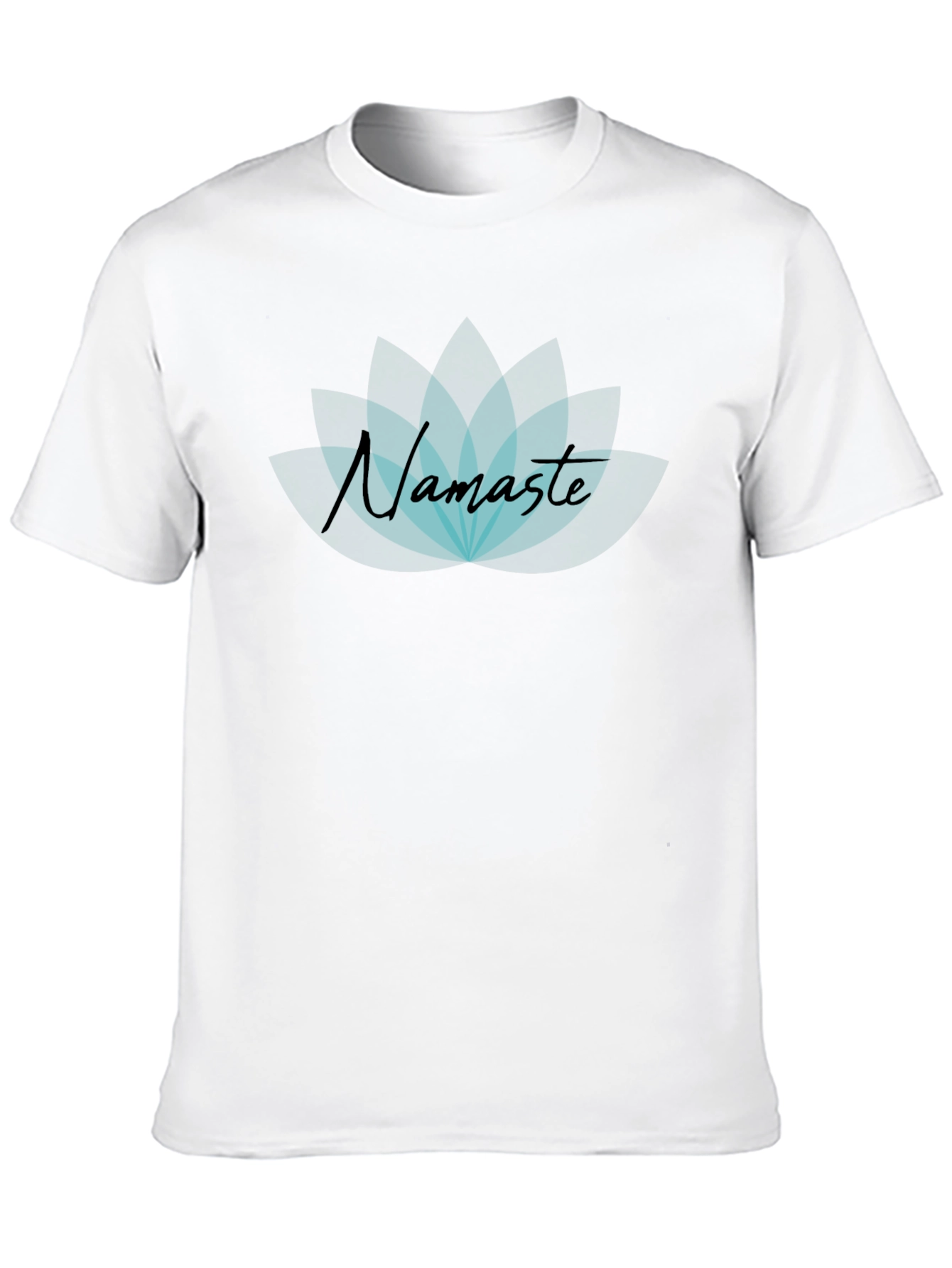 Black Namaste Lotus T-Shirt view 10