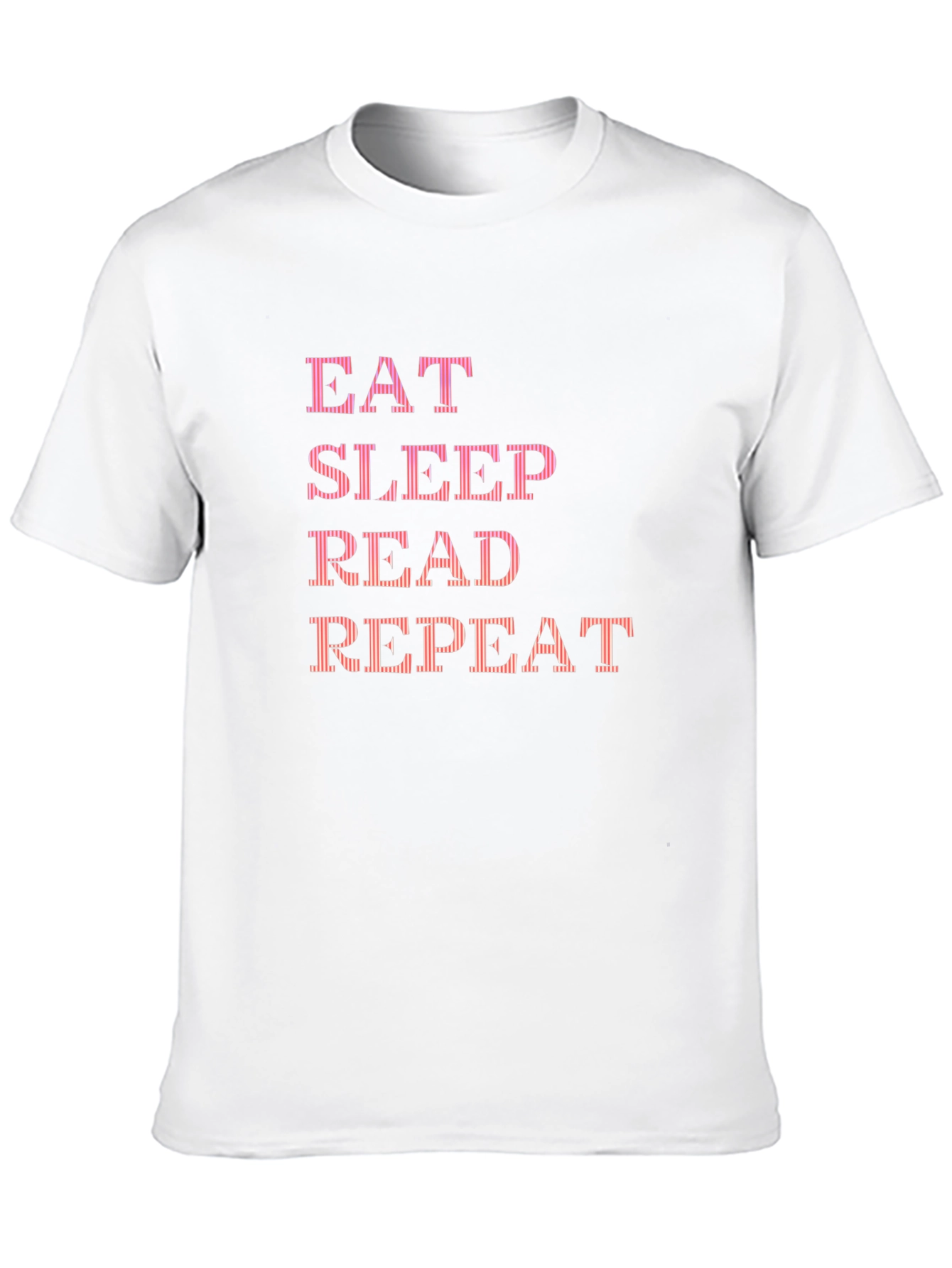 Black Eat Sleep Read Repeat Graphic Tee view 10