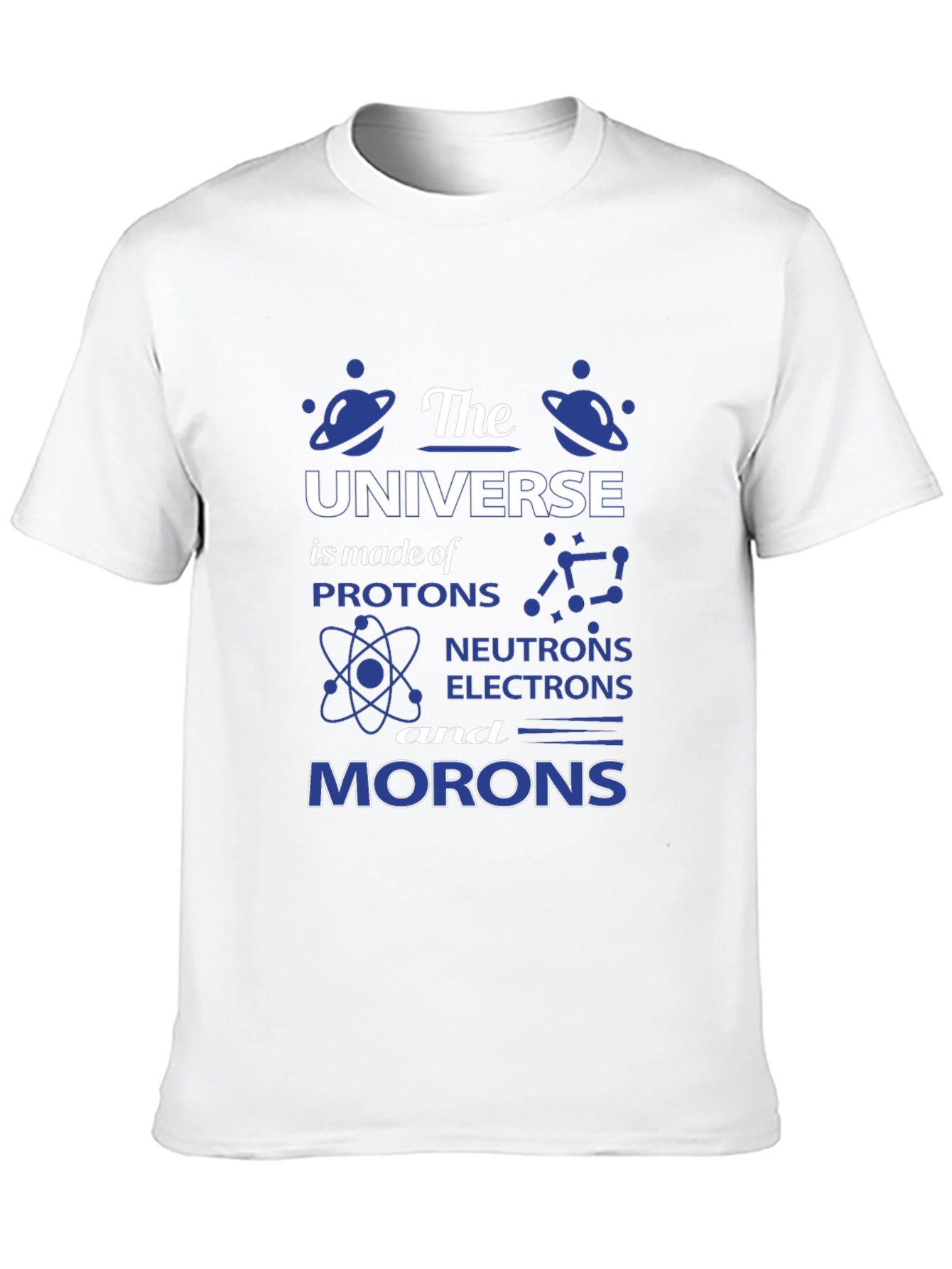 Black The Universe T-Shirt - Science Humor Tee view 10