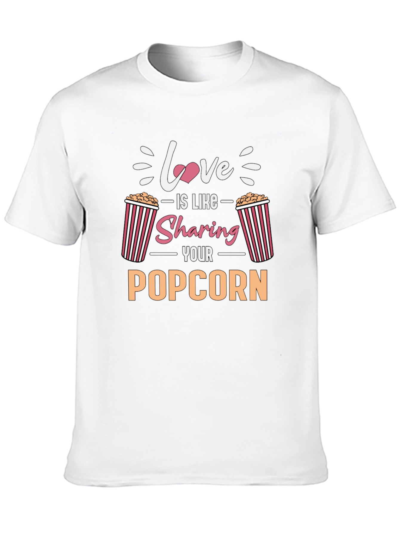 Black Love is Sharing Popcorn T-Shirt view 10