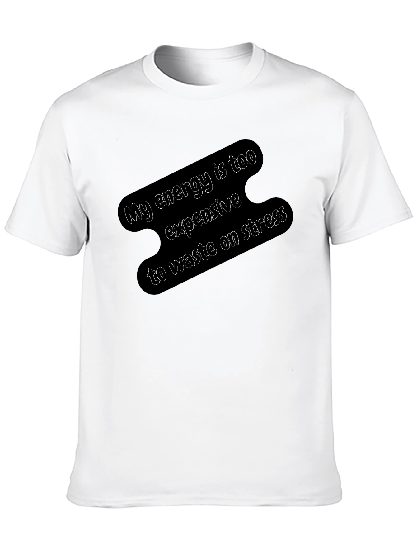 Black My Energy Is Too Expensive Graphic Tee view 10