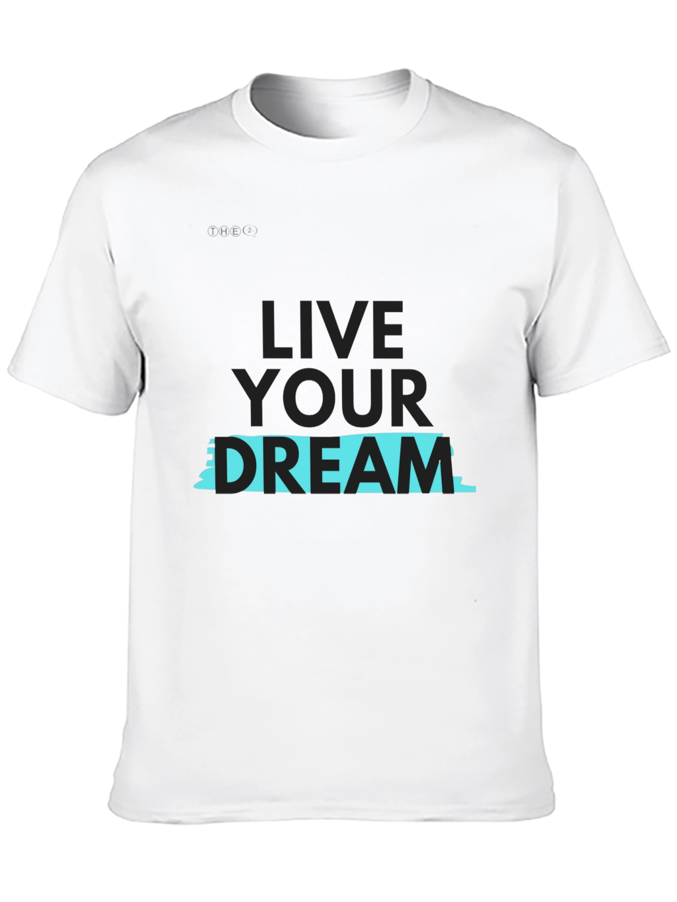 Black Live Your Dream Graphic Tee - Stylish Black T-Shirt view 10