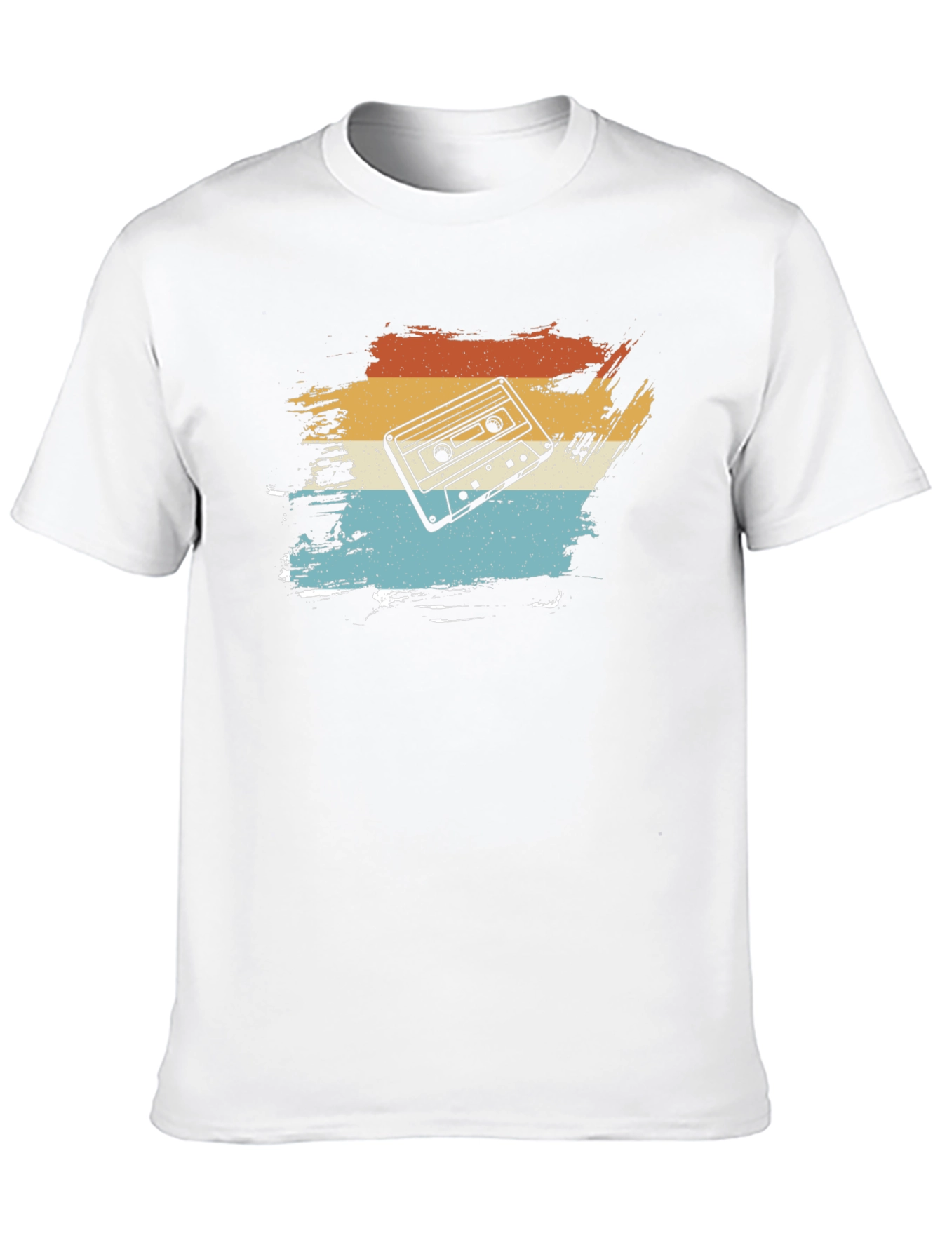 Black Retro Cassette Tape Graphic T-Shirt view 10