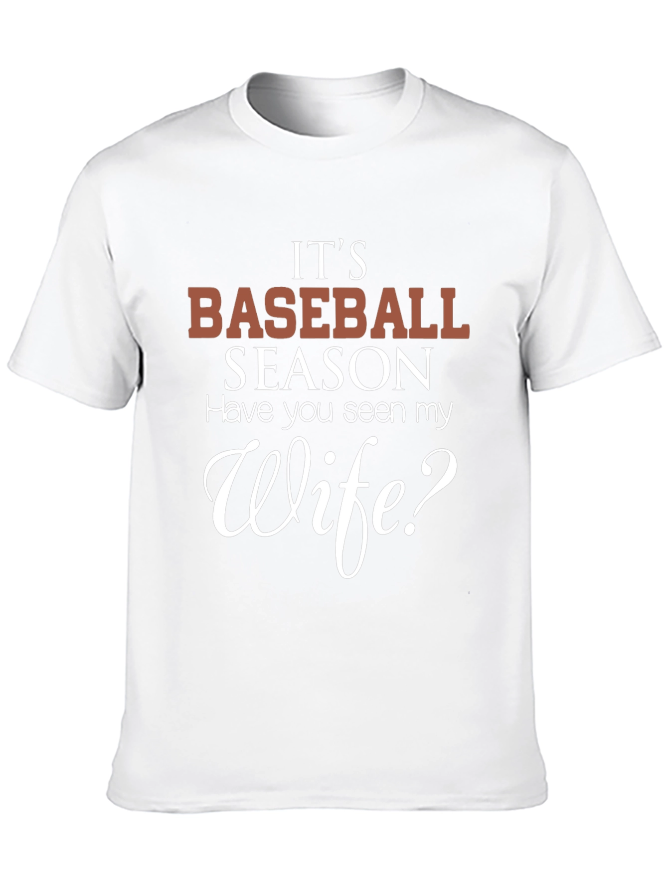Baseball Season Wife Humor T-Shirt - 10