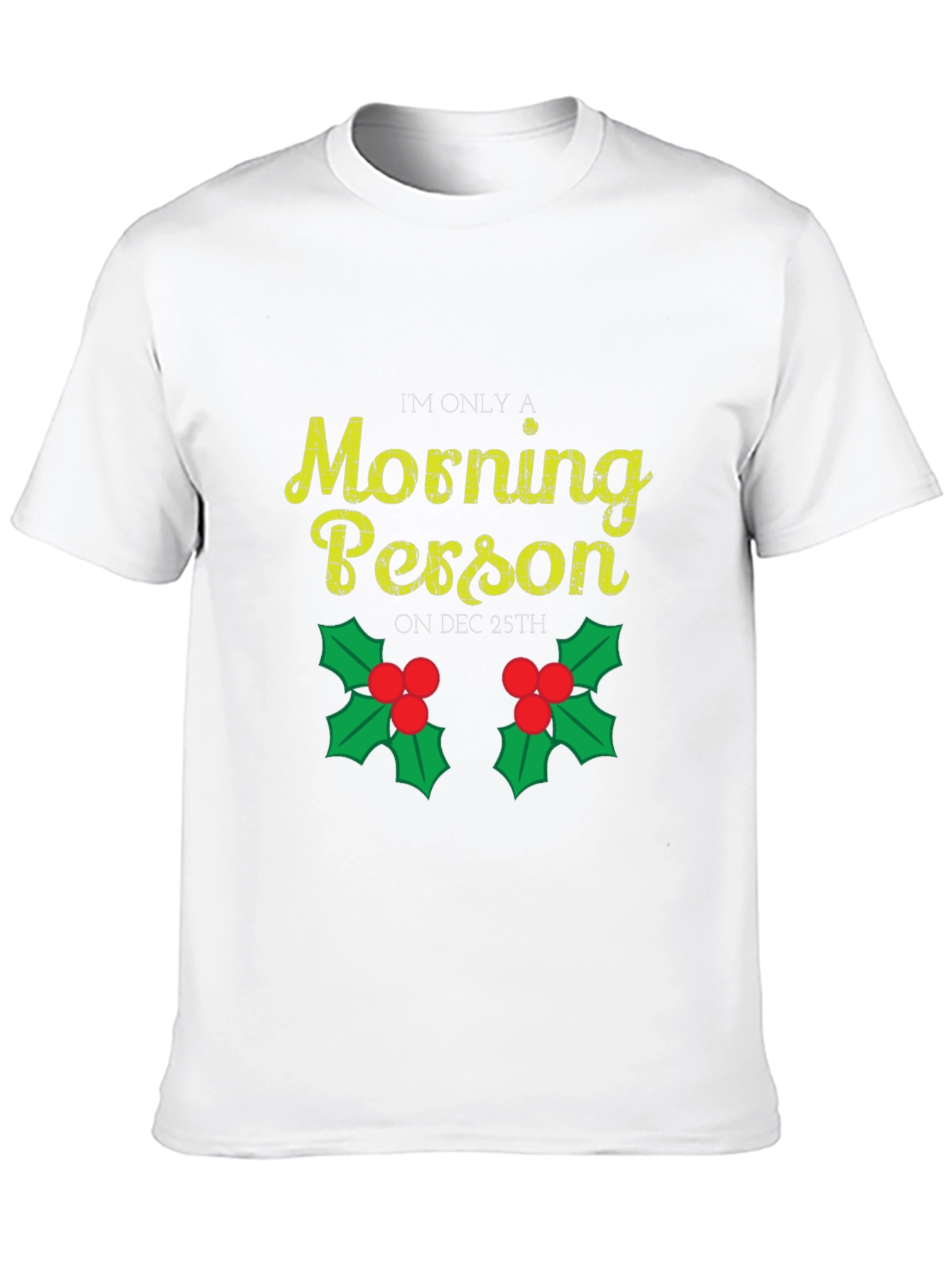 Funny Christmas Morning Person T-Shirt - 10