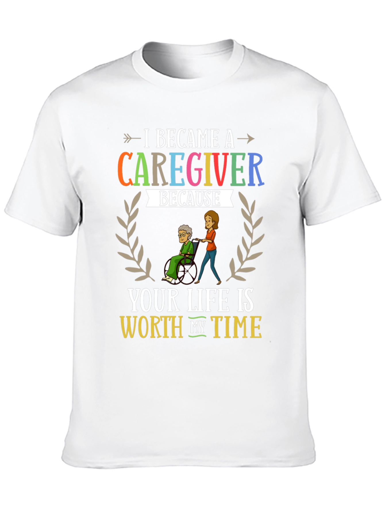 Black Caregiver Appreciation T-Shirt: Worth My Time view 10