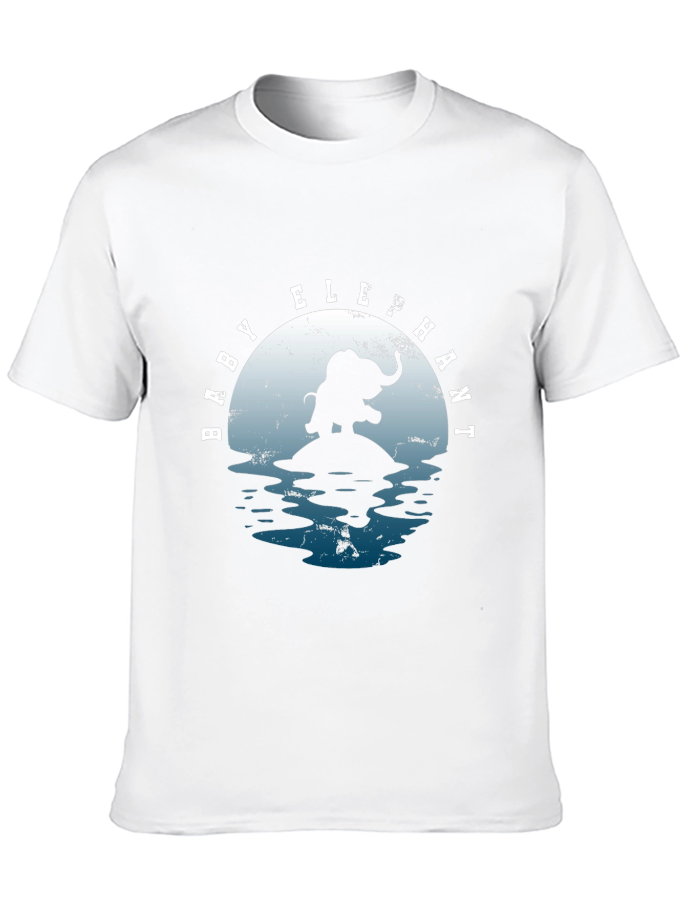 Black Baby Elephant Graphic Tee - Cute Animal Shirt view 10