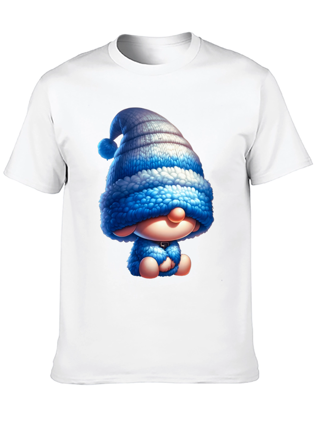 Cute Gnome Graphic Tee - Stylish Black T-Shirt - 10