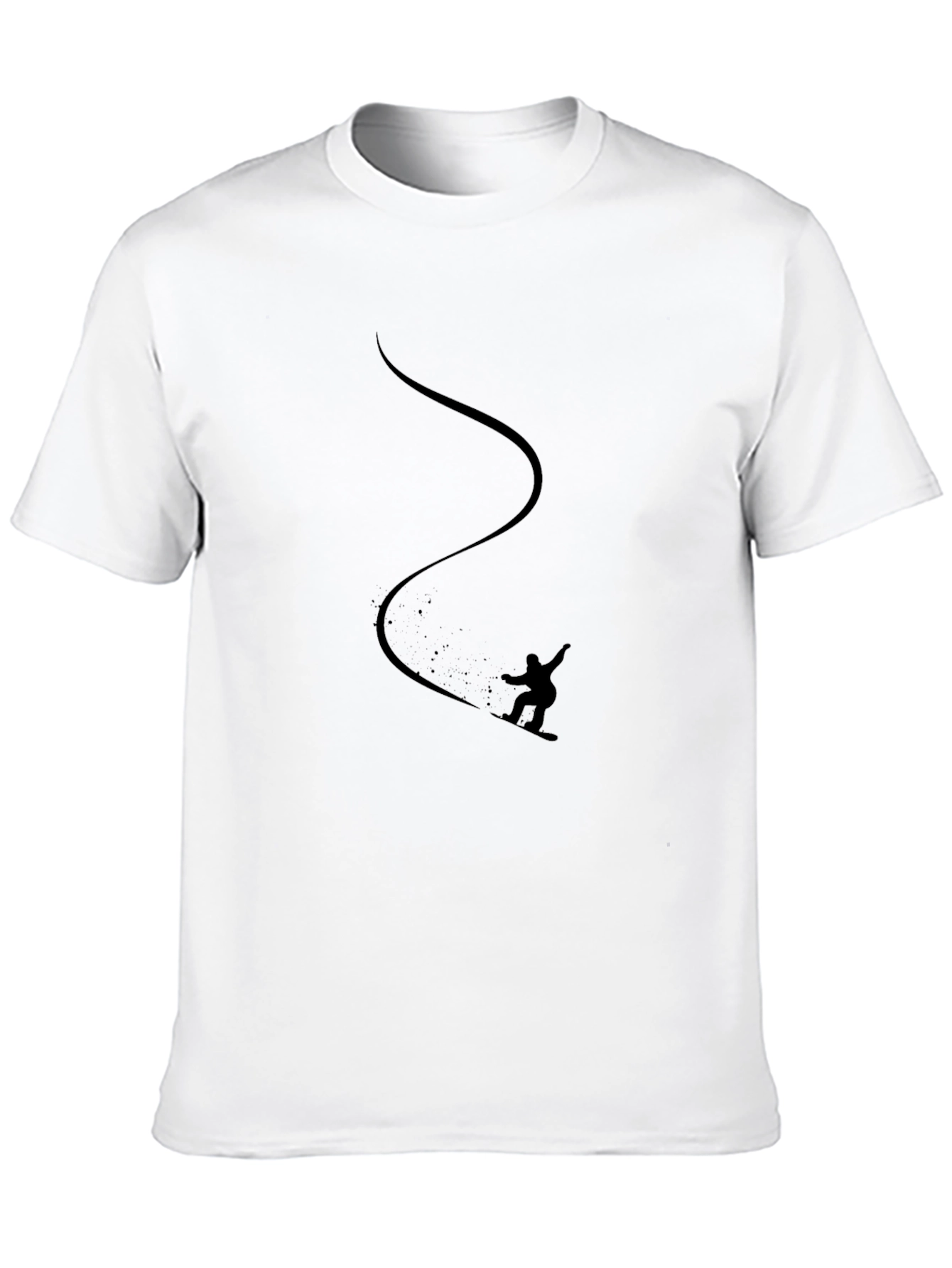 Black Black Snowboarder Tee - Adventure Ready Style view 10