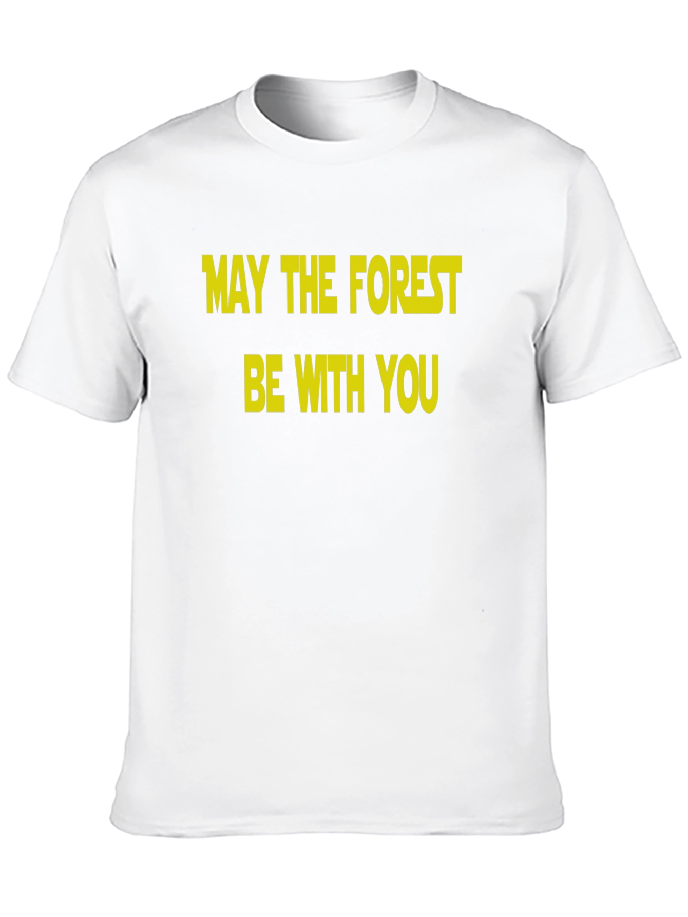 Black May the Forest Be With You T-Shirt view 10