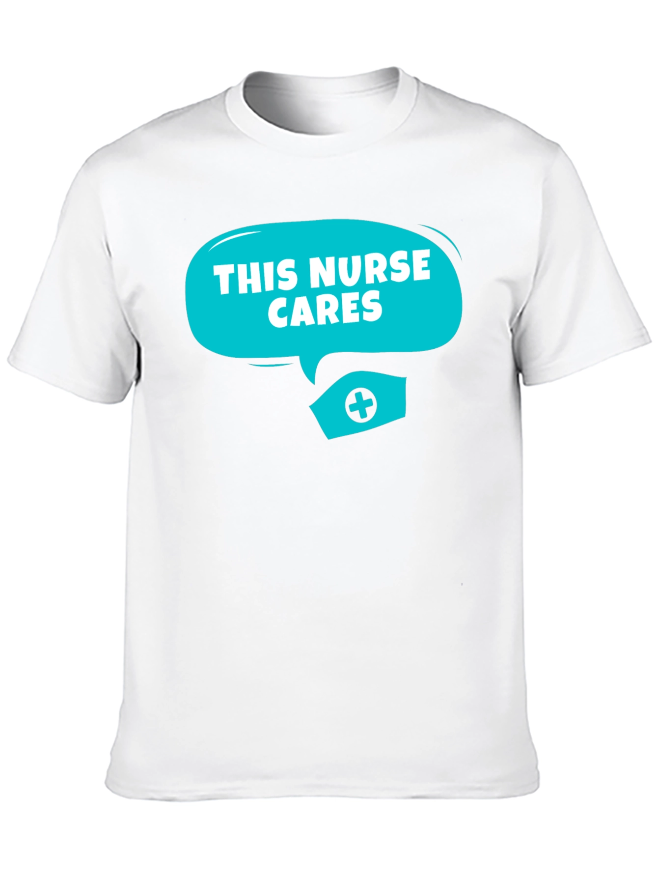 Black This Nurse Cares T-Shirt - Unisex view 10