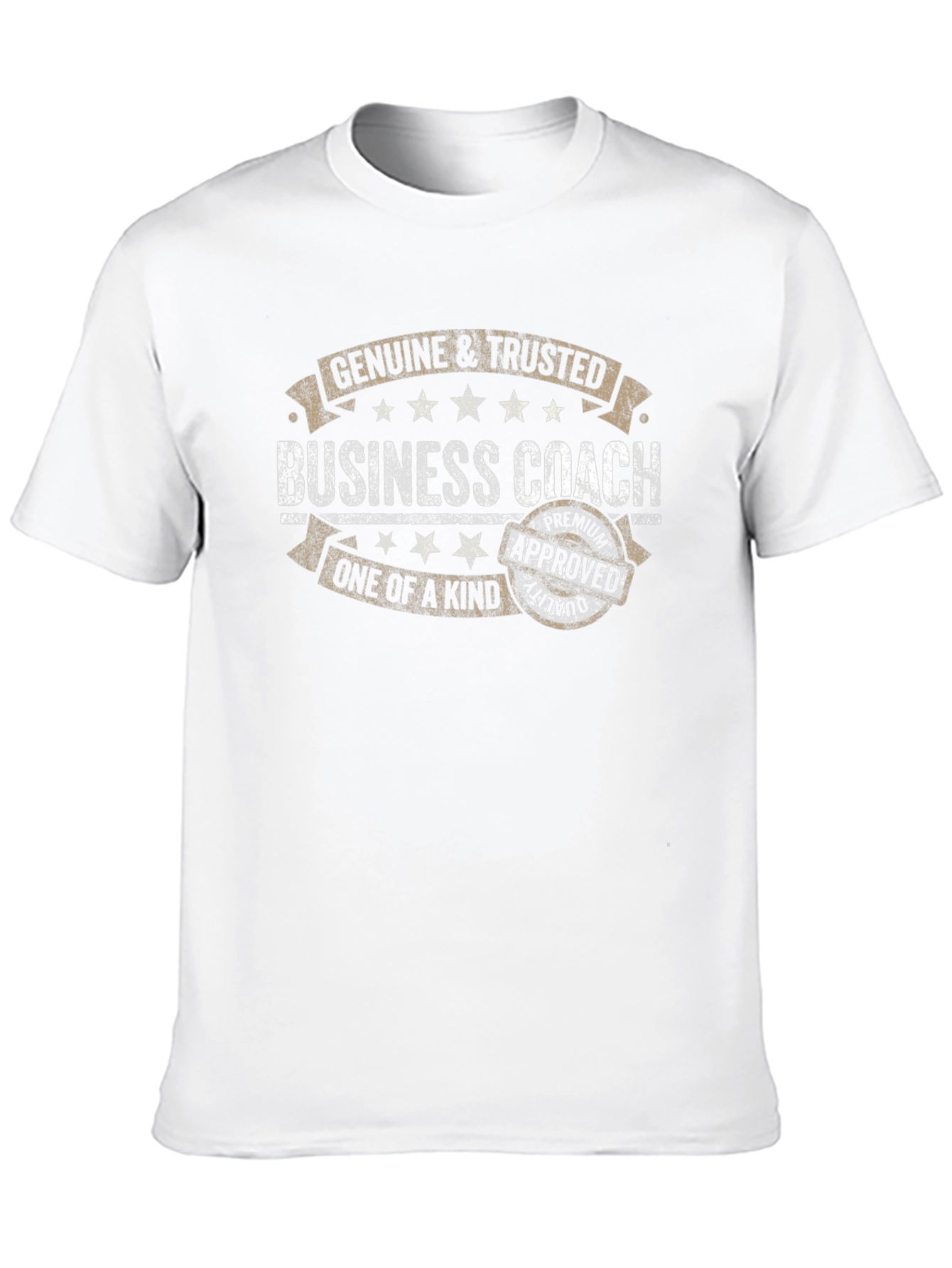 Black Genuine & Trusted Business Coach T-Shirt view 10