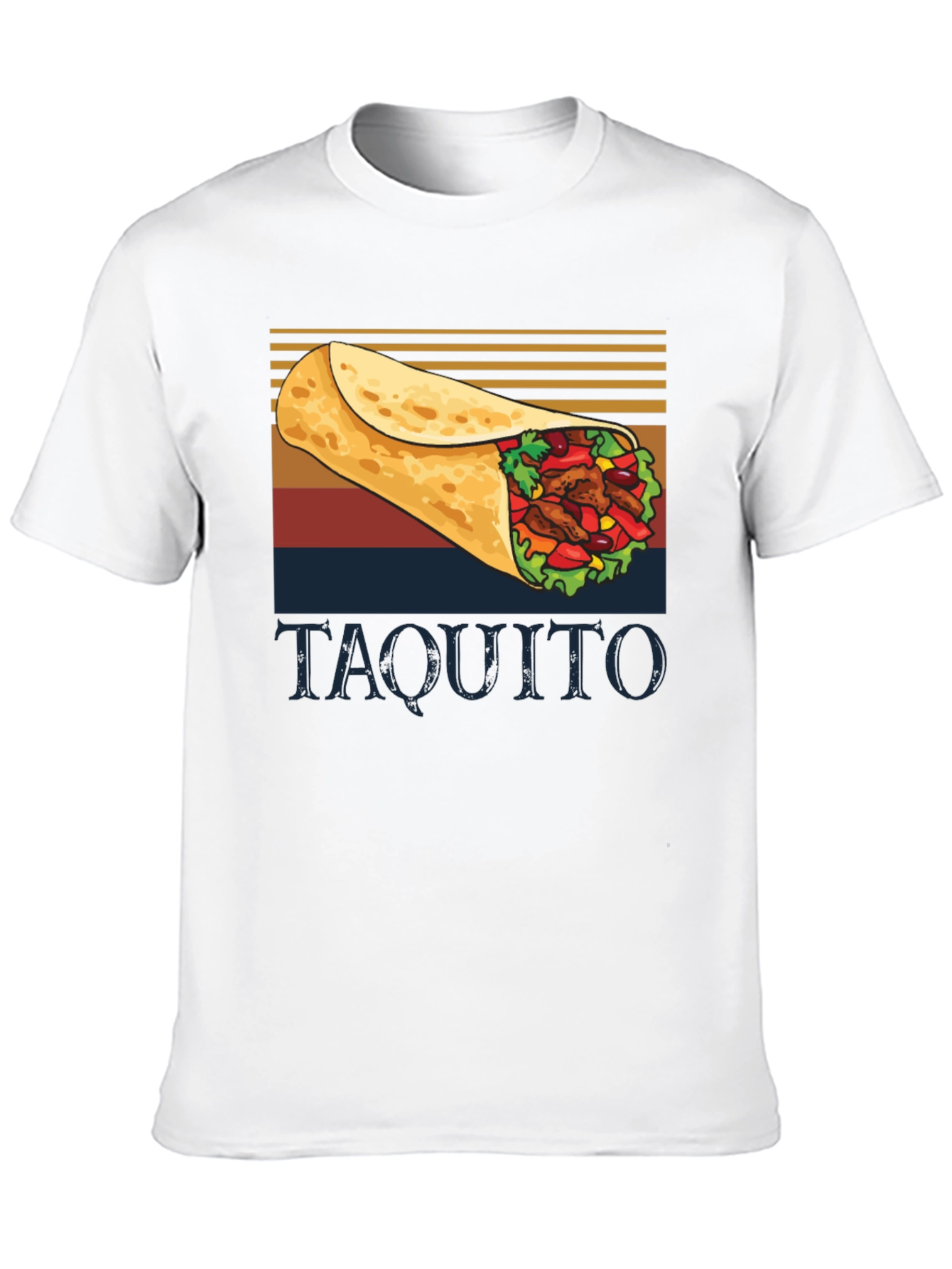 Taquito Graphic Tee - Novelty Food Shirt - 10