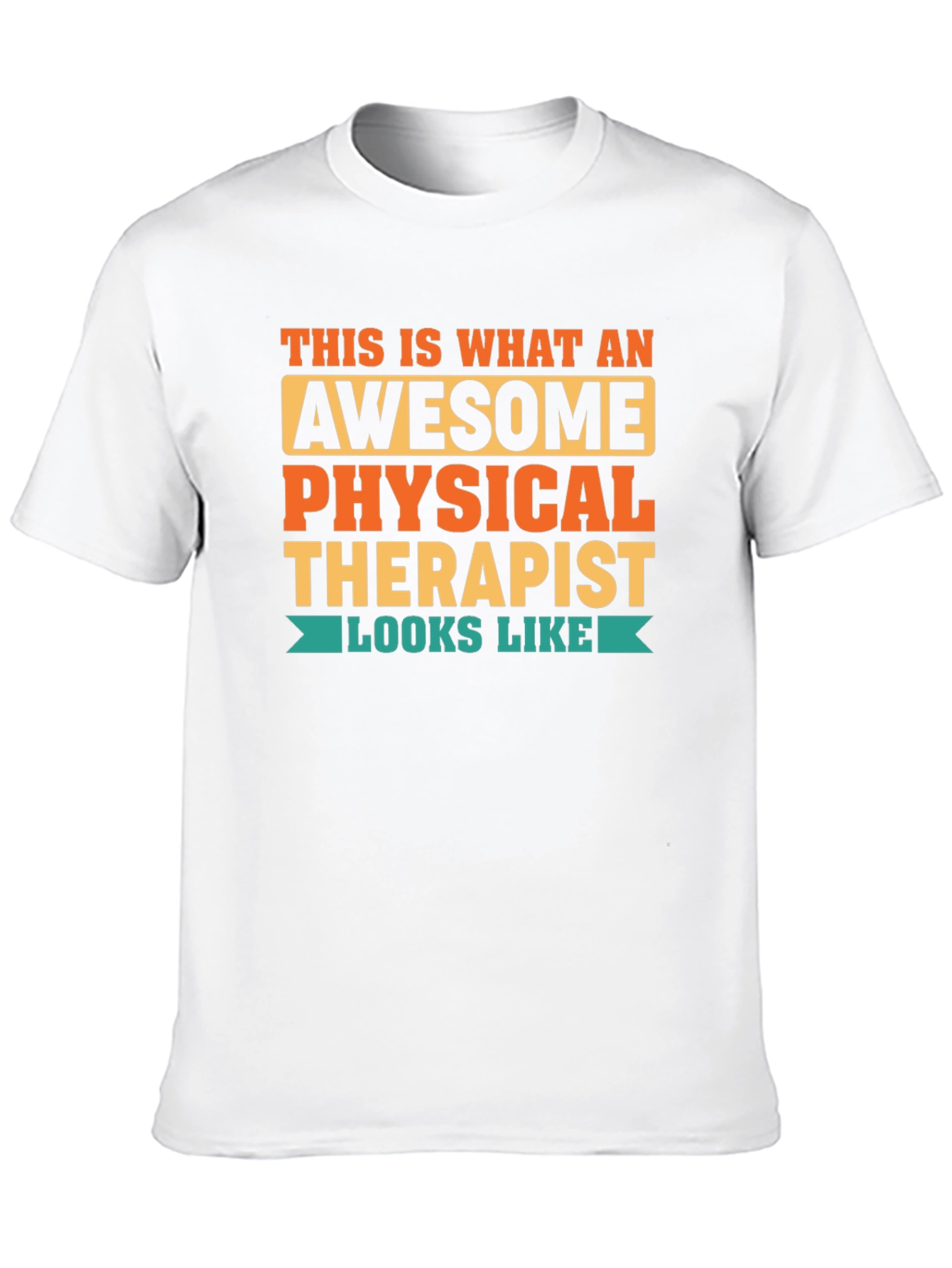 Black Awesome Physical Therapist T-Shirt view 10