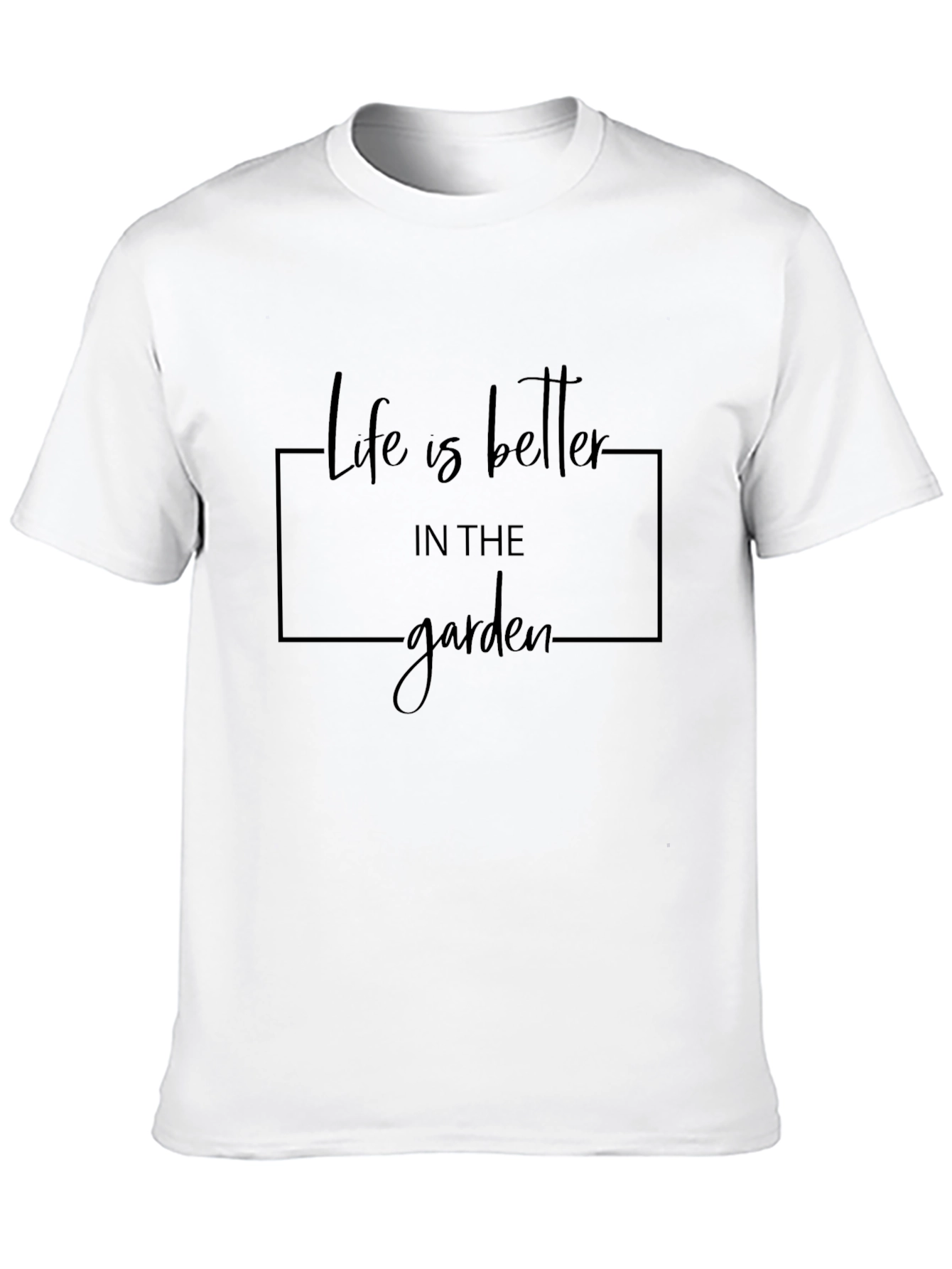 Life is Better in the Garden Black T-Shirt - 10