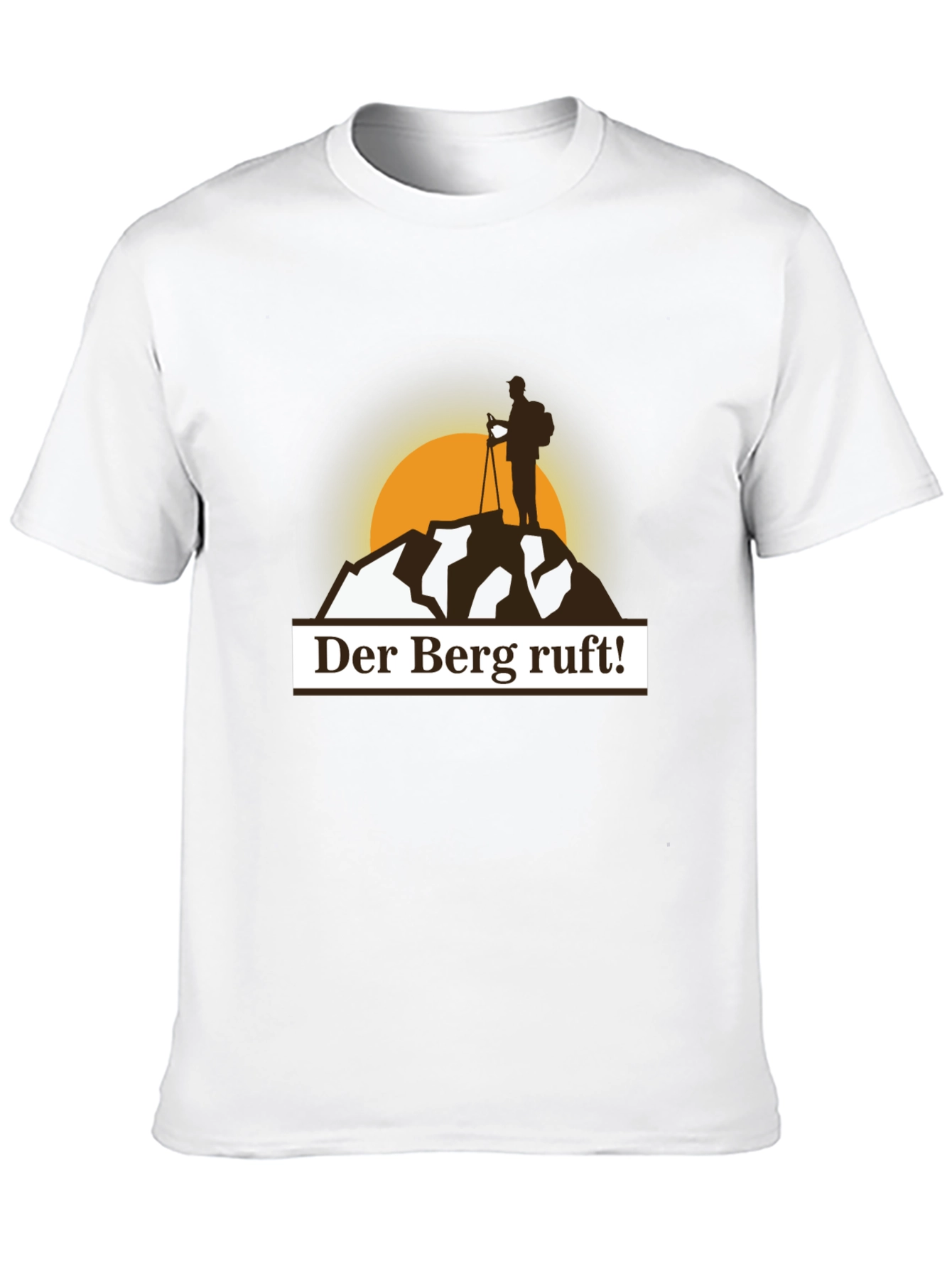 Black Der Berg Ruft T-Shirt - Hiking & Adventure Tee view 10