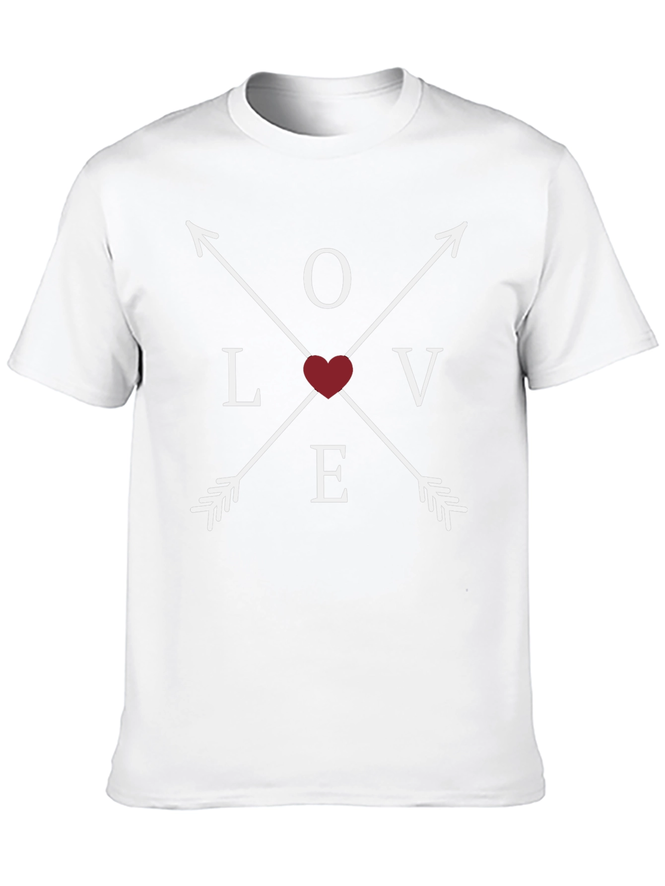Black Love Arrows Graphic Tee - Valentine's Day Gift view 10