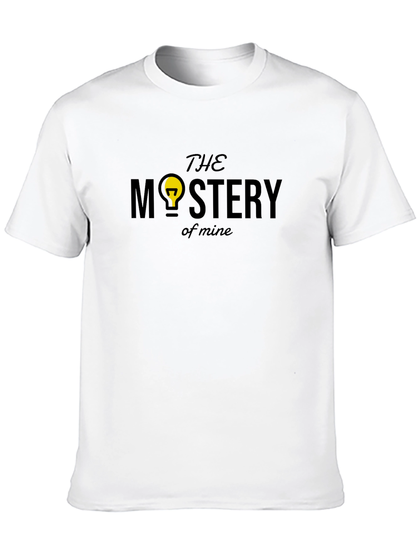 Black The Mystery of Mine T-Shirt - Black view 10