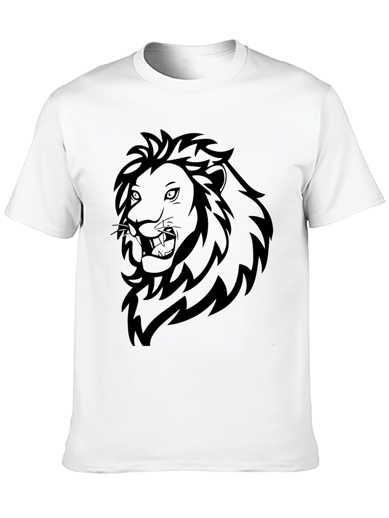 Black Black Lion Graphic Tee - Bold Statement view 10