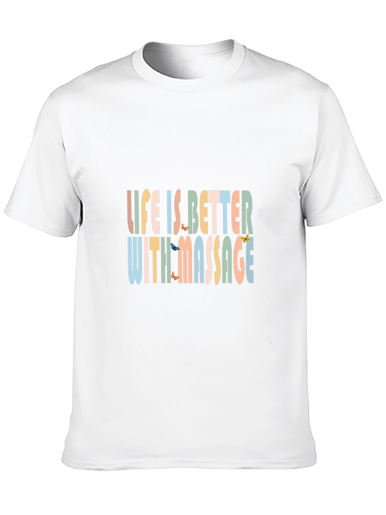 Black Life is Better With Massage T-Shirt view 10