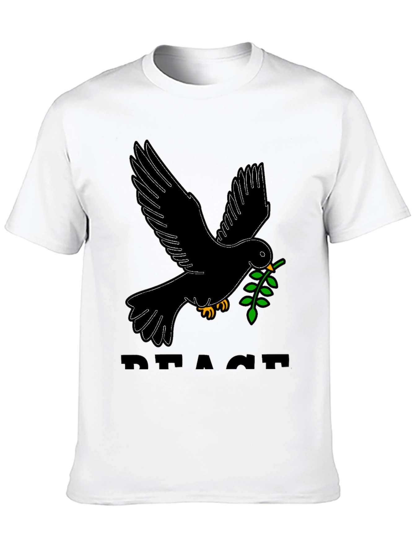 Black Peace Dove Graphic Tee - Black view 10