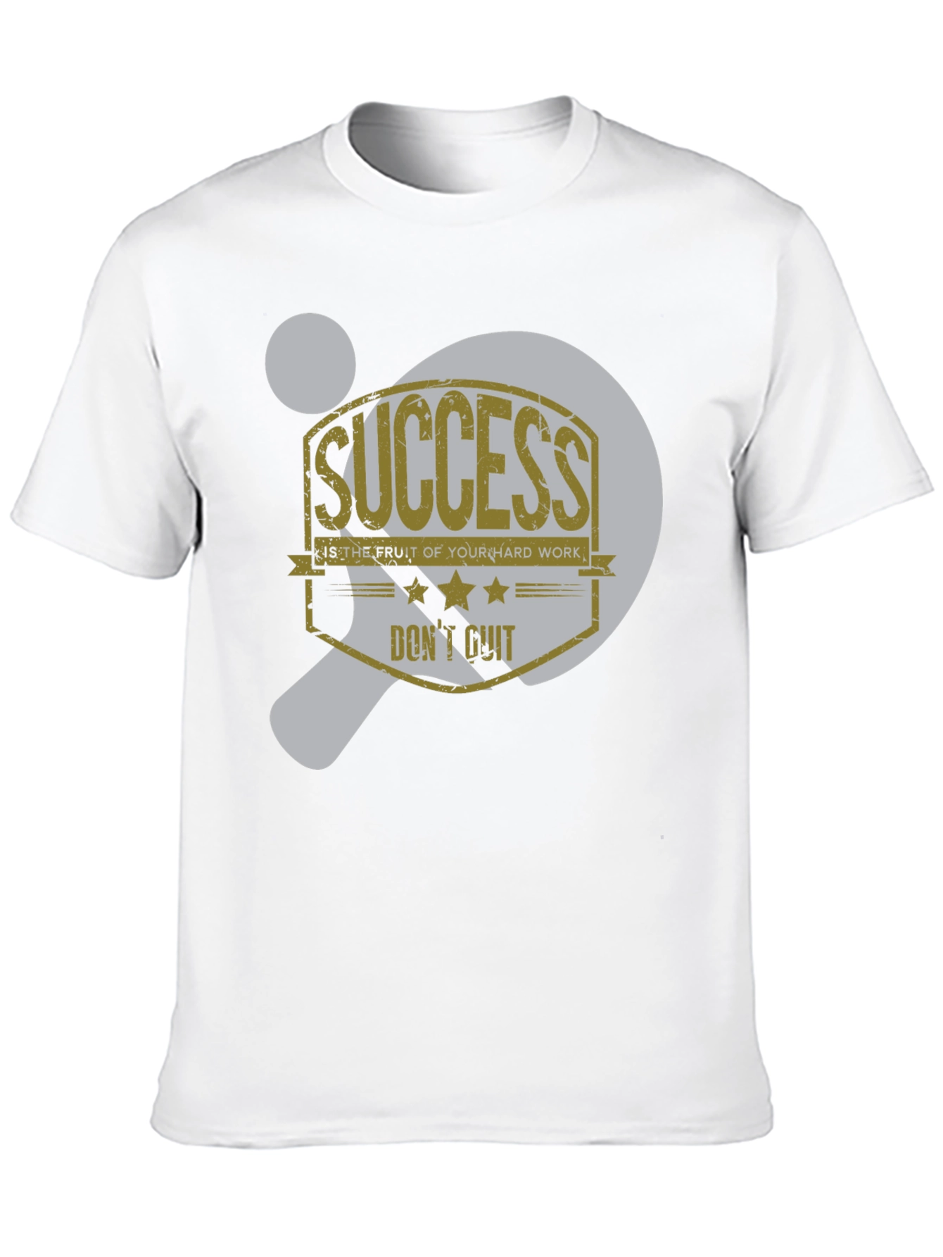 Black Success Motivational Graphic T-Shirt view 10