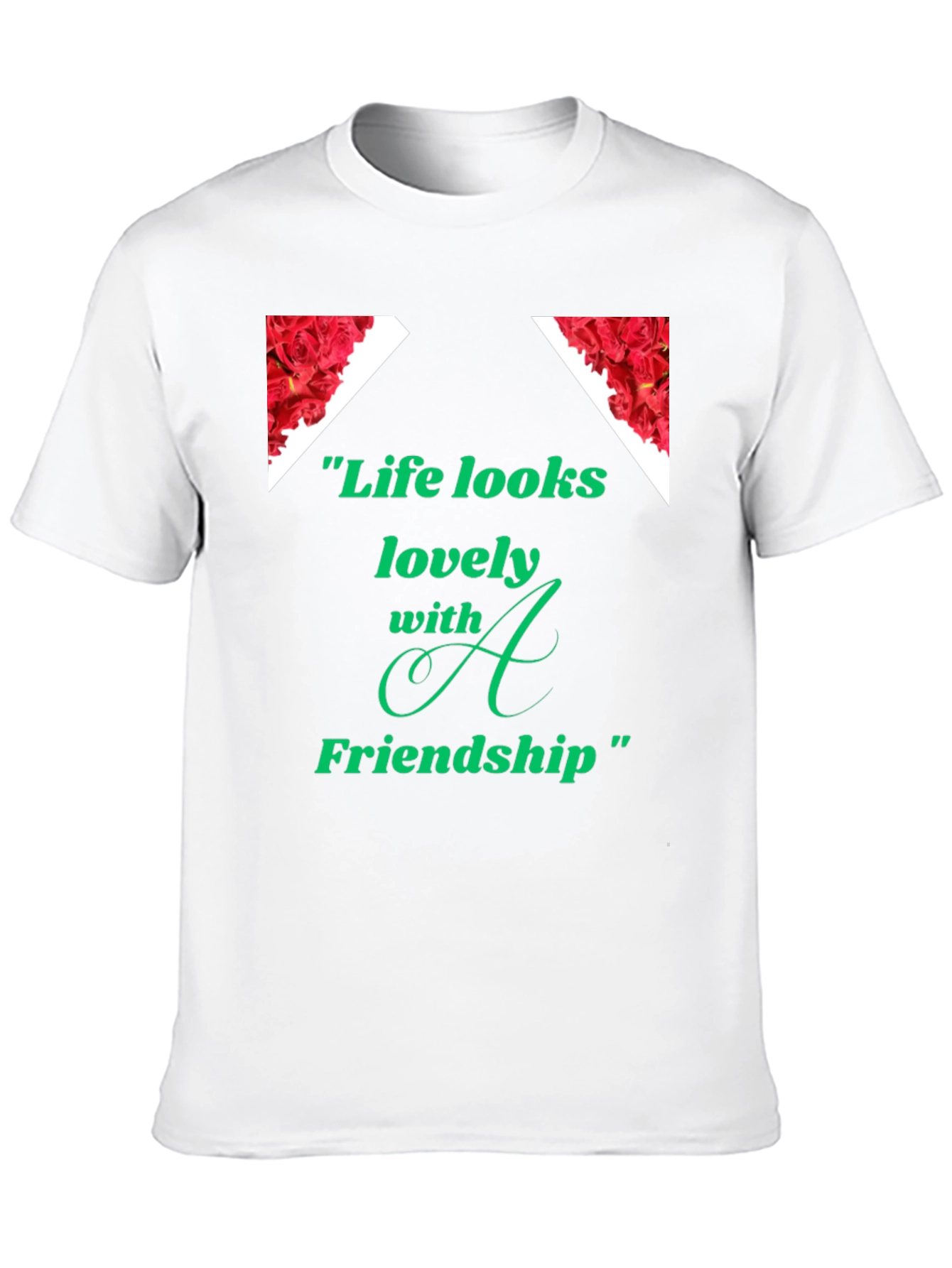 Black Life Looks Lovely Friendship Graphic Tee view 10