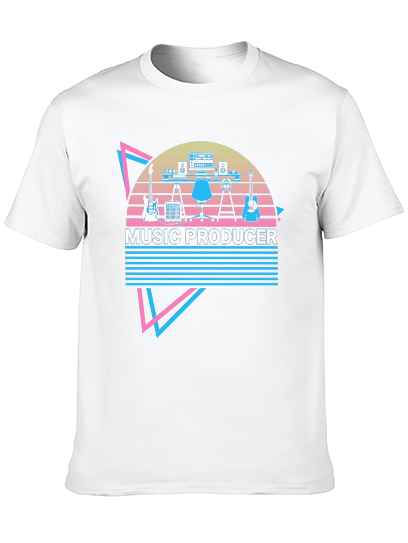 Black Music Producer Graphic Tee - Retro Style view 10