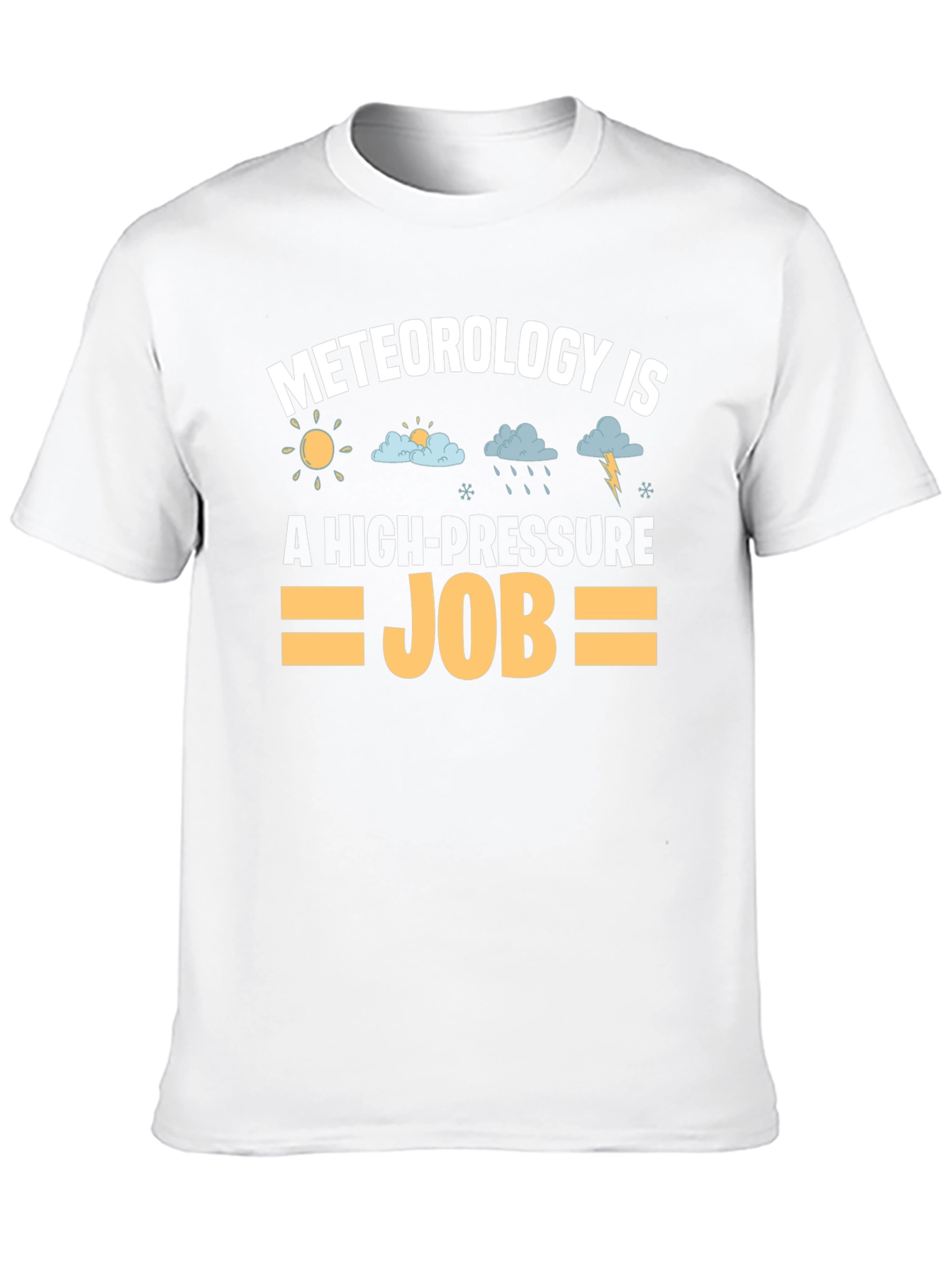Black Meteorology High Pressure Job Graphic Tee view 10