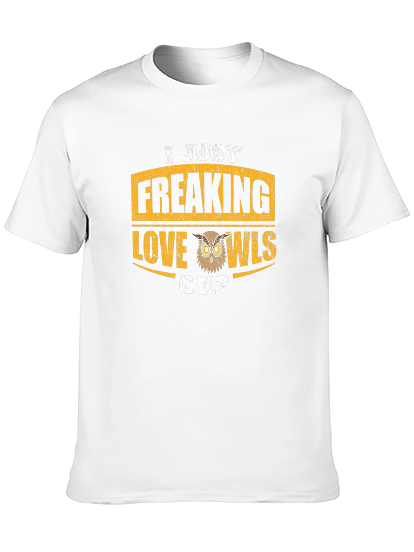 Black I Just Freaking Love Owls T-Shirt view 10