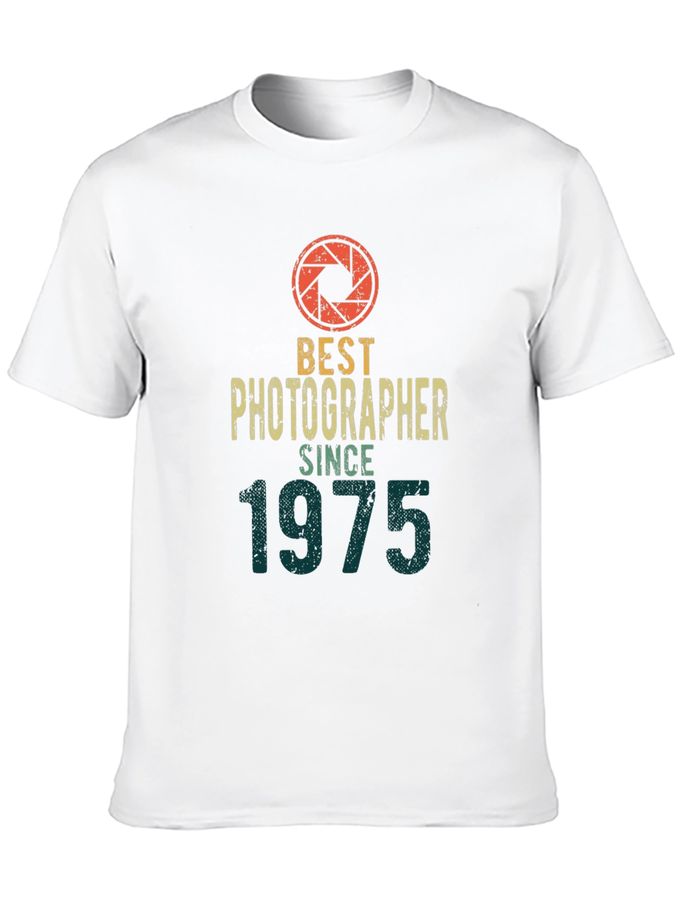 Black Best Photographer Since 1975 Graphic Tee view 10