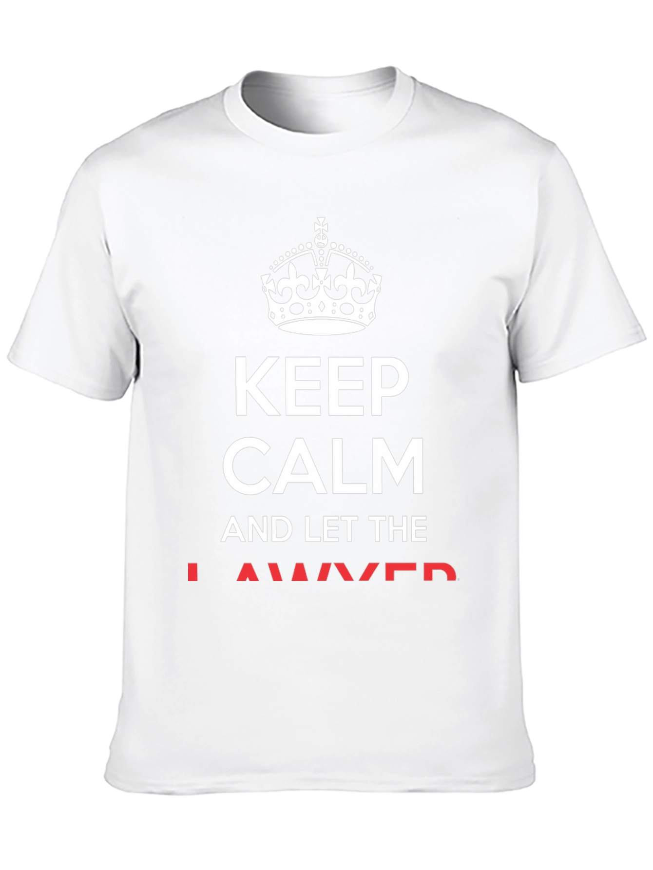Black Keep Calm and Let the Lawyer Handle It T-Shirt view 10