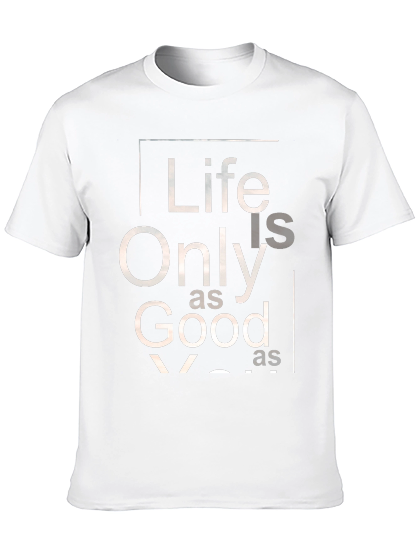 Black Life is Only as Good T-Shirt - Black view 10