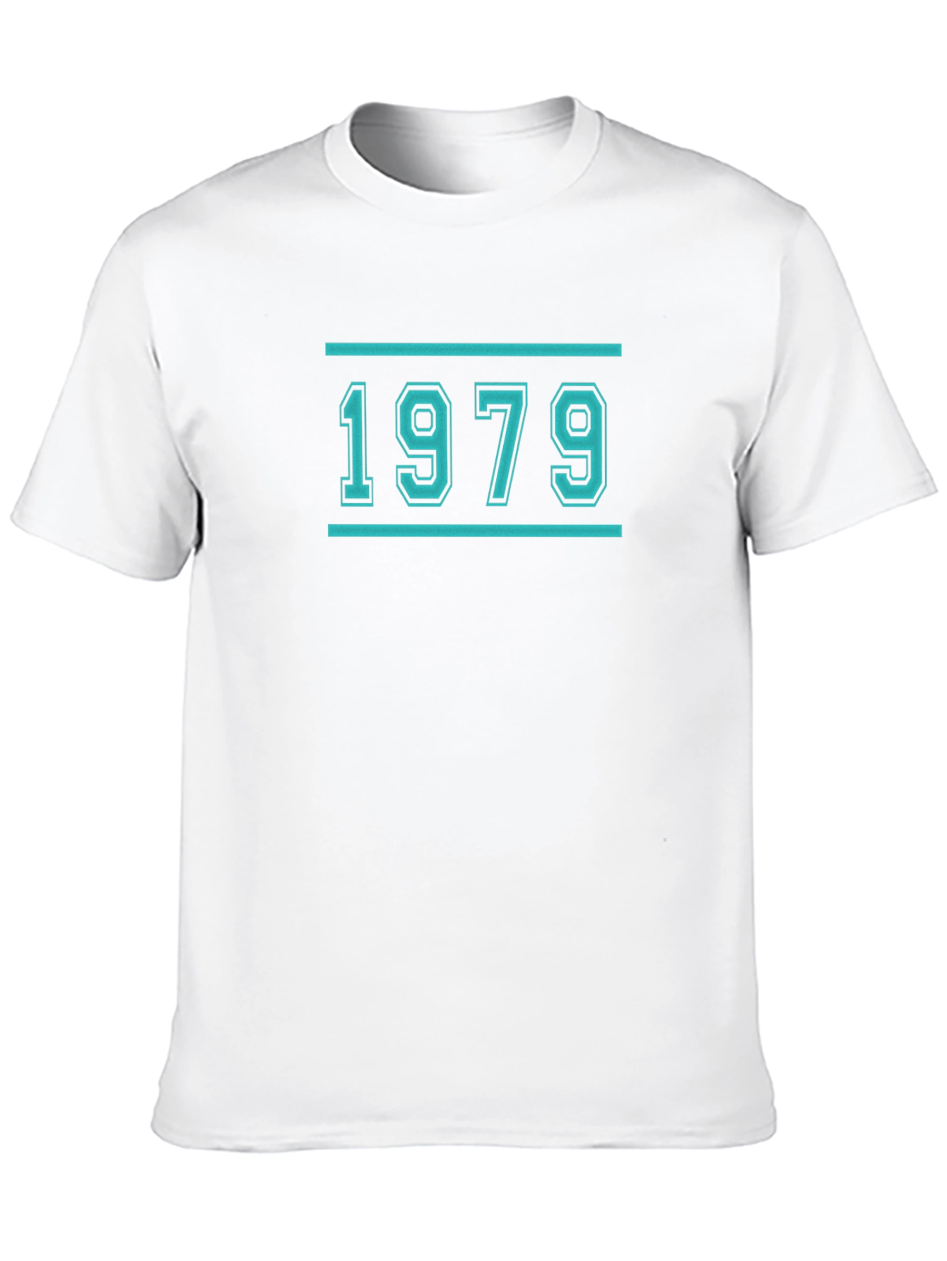 Black 1979 Graphic Tee - Retro Birthday Shirt view 10