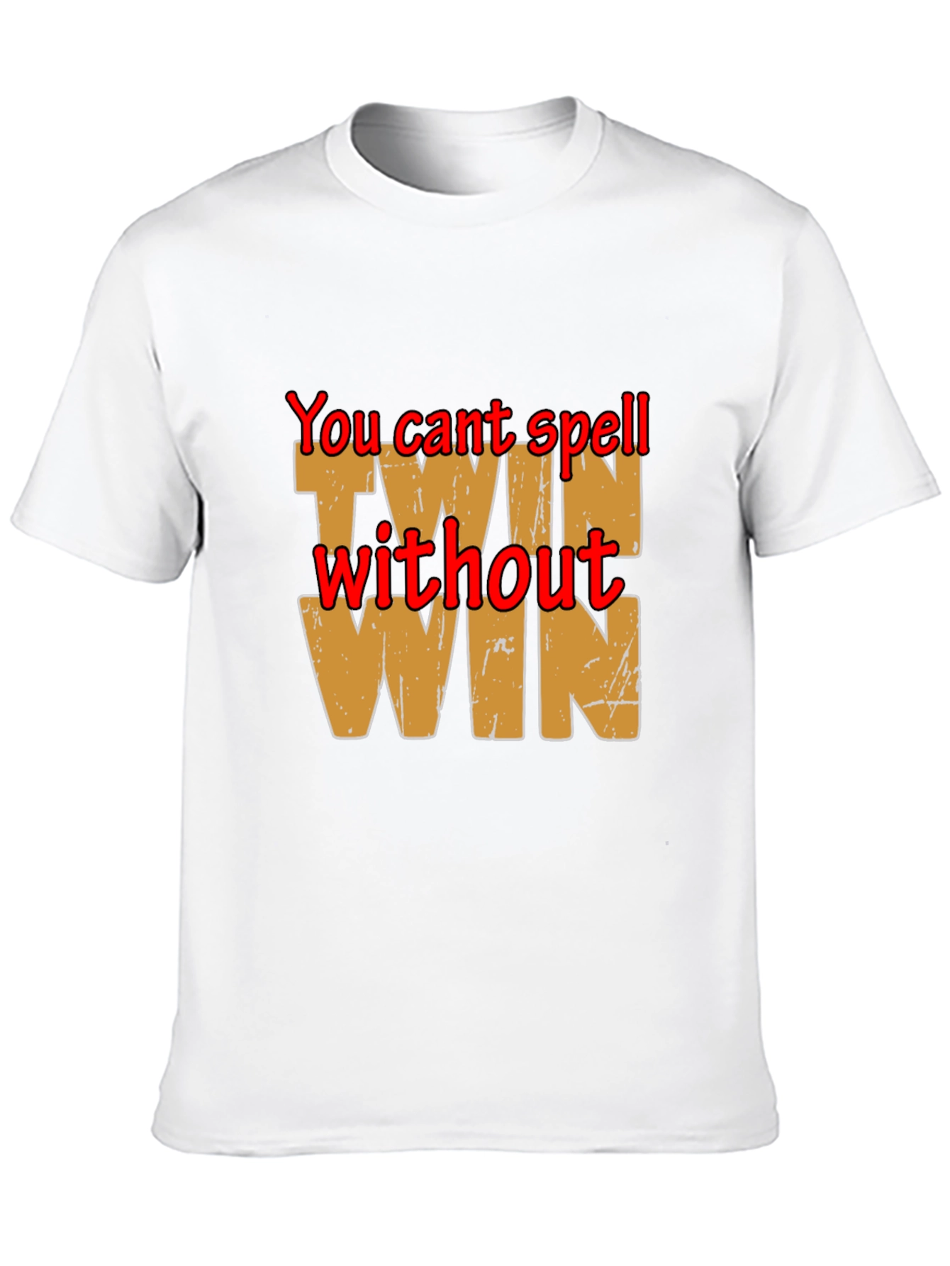 Black Twin Win T-Shirt - Funny Graphic Tee view 10