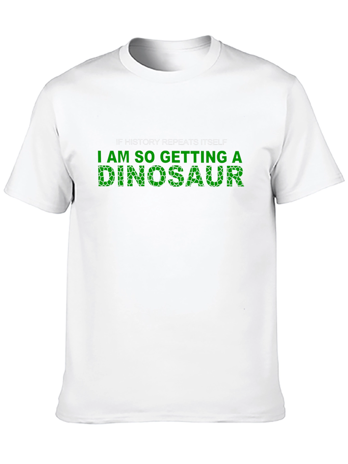 Black Dinosaur T-Shirt - History Humor Tee view 10