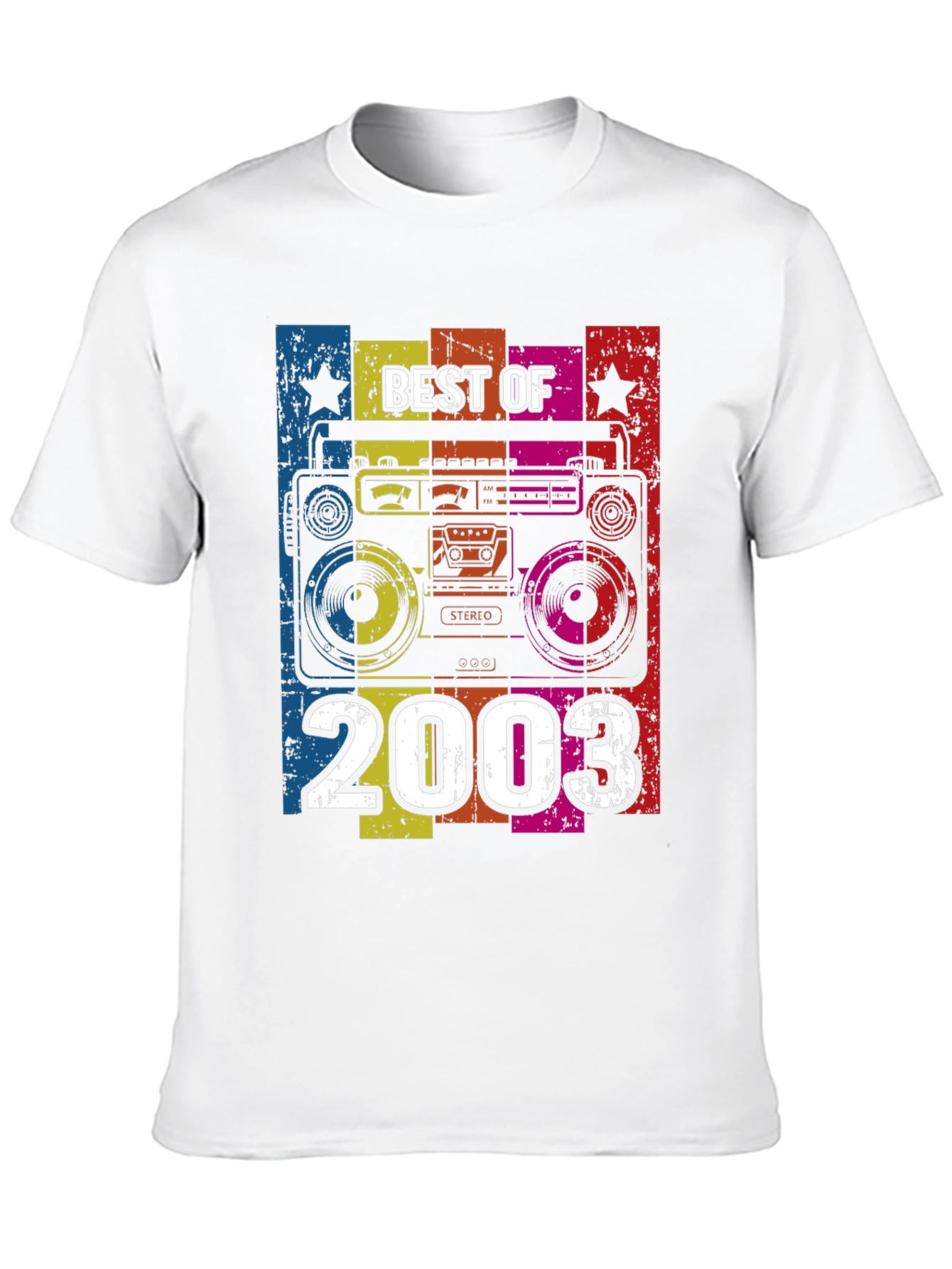 Black Retro "Best of 2003" Graphic Tee view 10