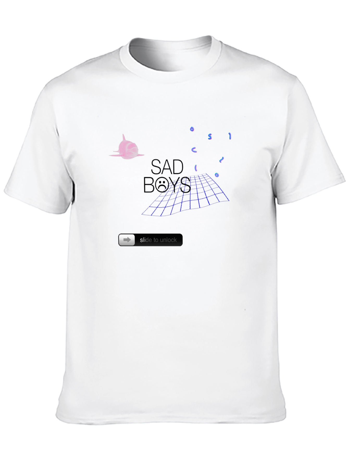 Black Sad Boys Graphic Print T-Shirt - Black view 10
