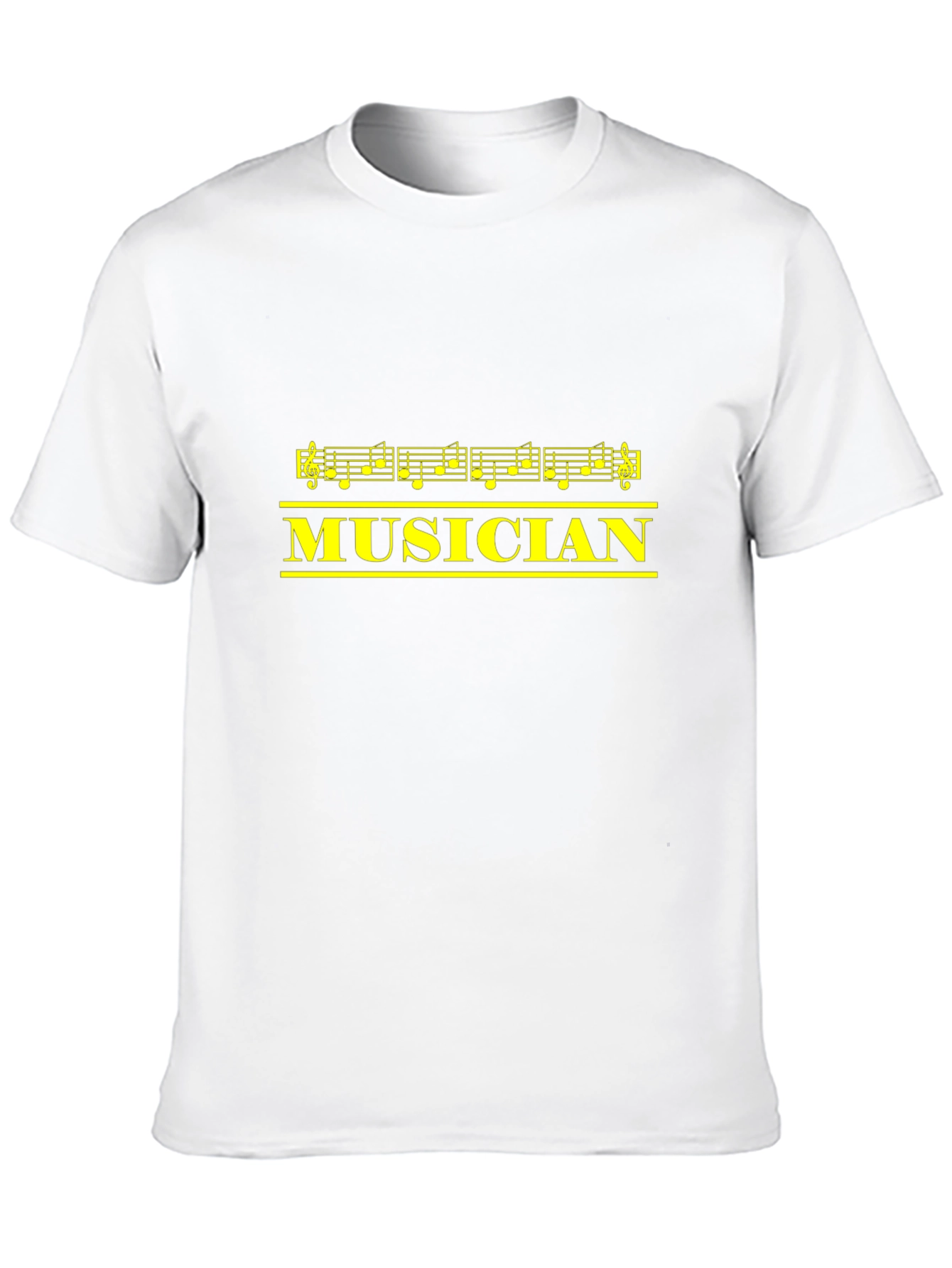 Black Musician Graphic Tee - Black Cotton Music Lover T-Shirt view 10