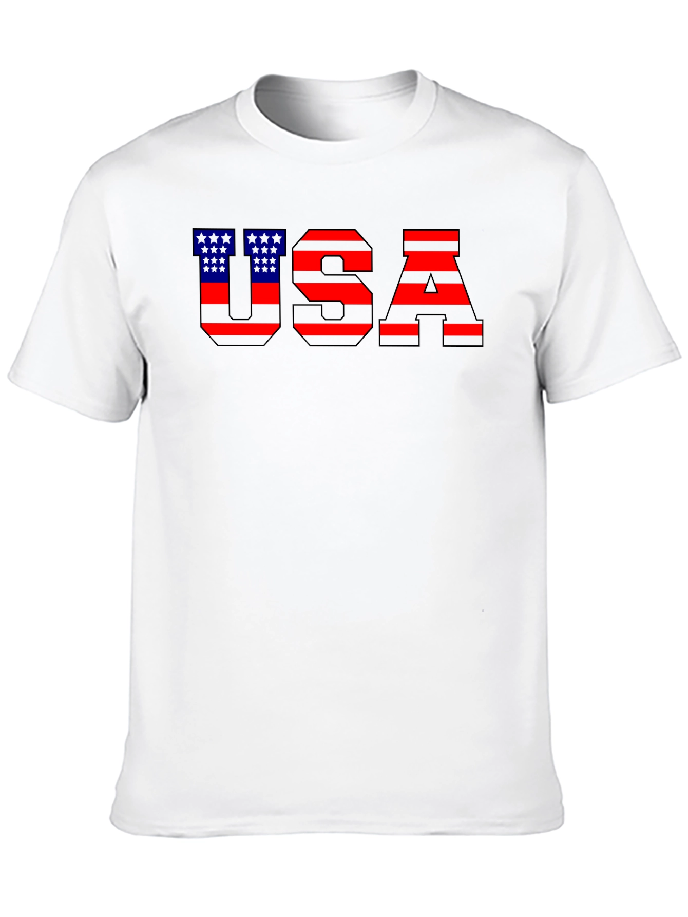 USA Patriotic T-Shirt - Red, White, and Blue - 10
